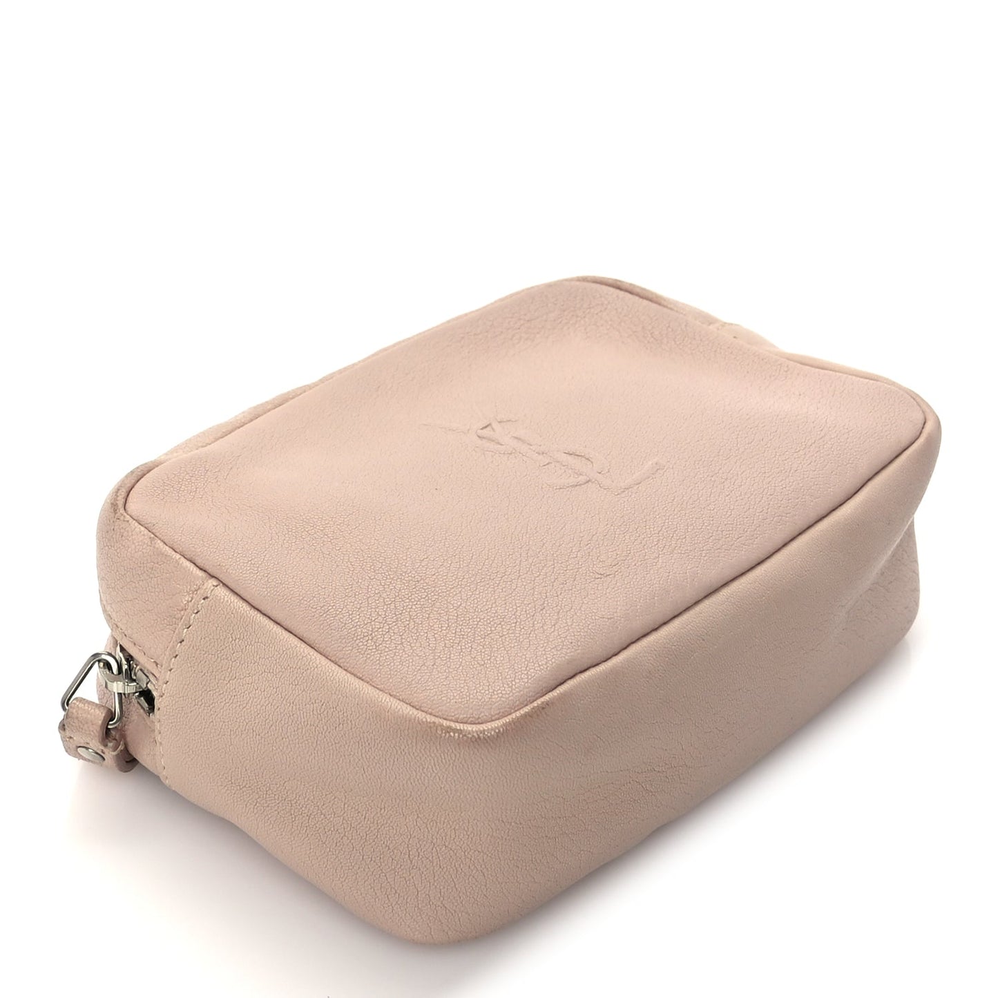 Saint Laurent Lambskin Monogram Lou Camera Belt Bag  Marble Pink