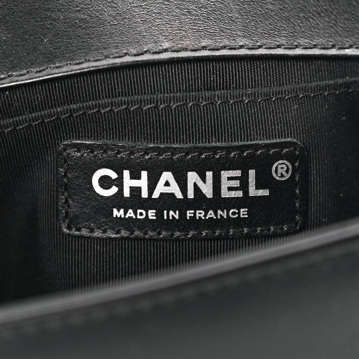 Chanel Goatskin Quilted Medium Boy Top Handle Flap Black