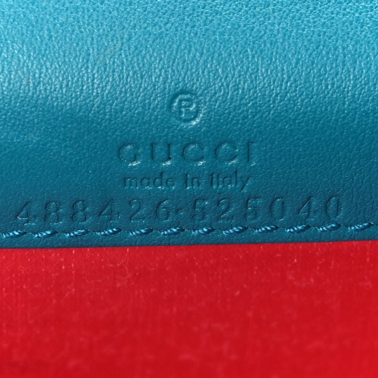 Gucci Velvet Matelasse GG Marmont Mini Bag Pavone Cyan