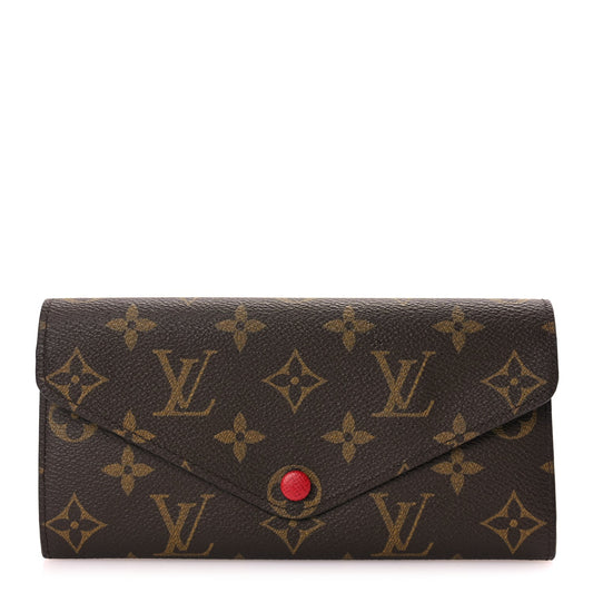 Louis Vuitton Monogram Josephine Wallet Red