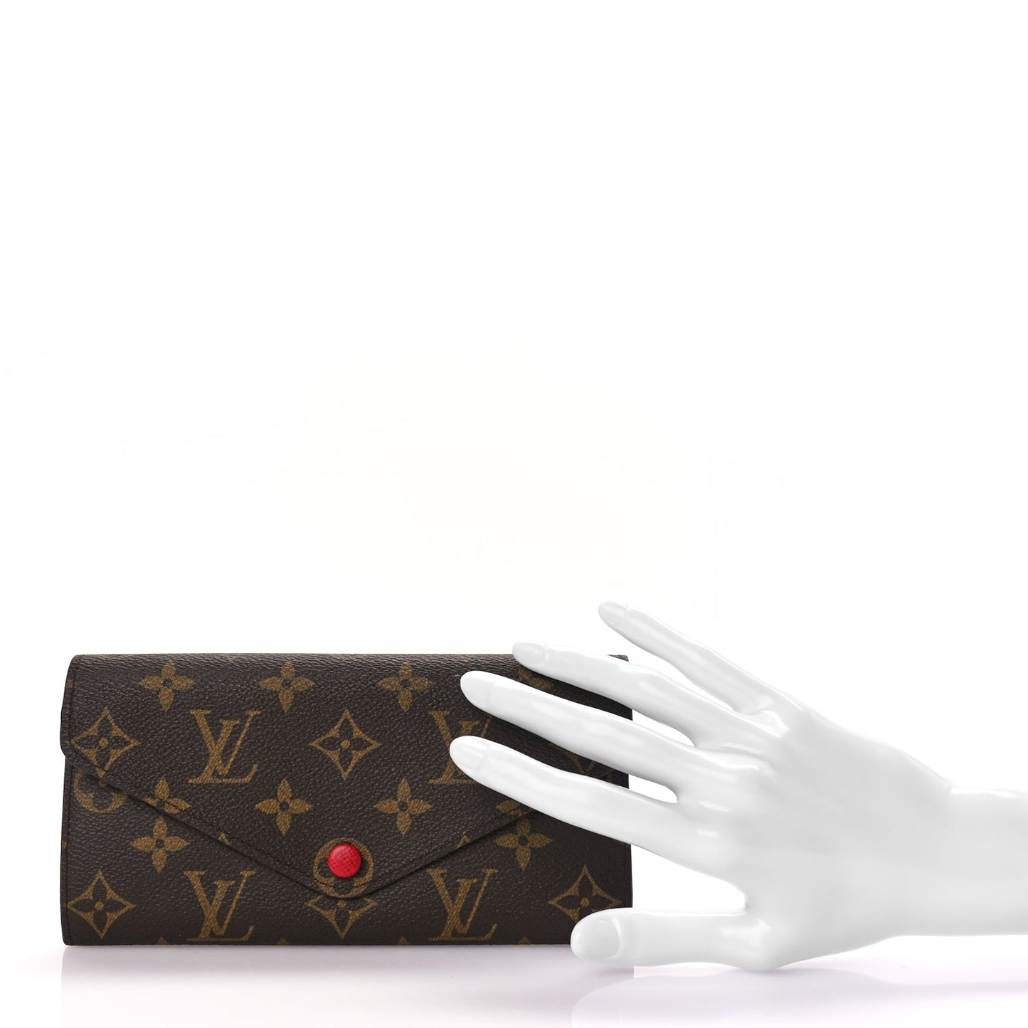 Louis Vuitton Monogram Josephine Wallet Red