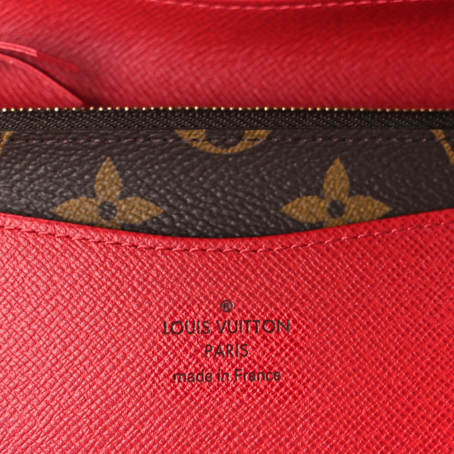 Louis Vuitton Monogram Josephine Wallet Red