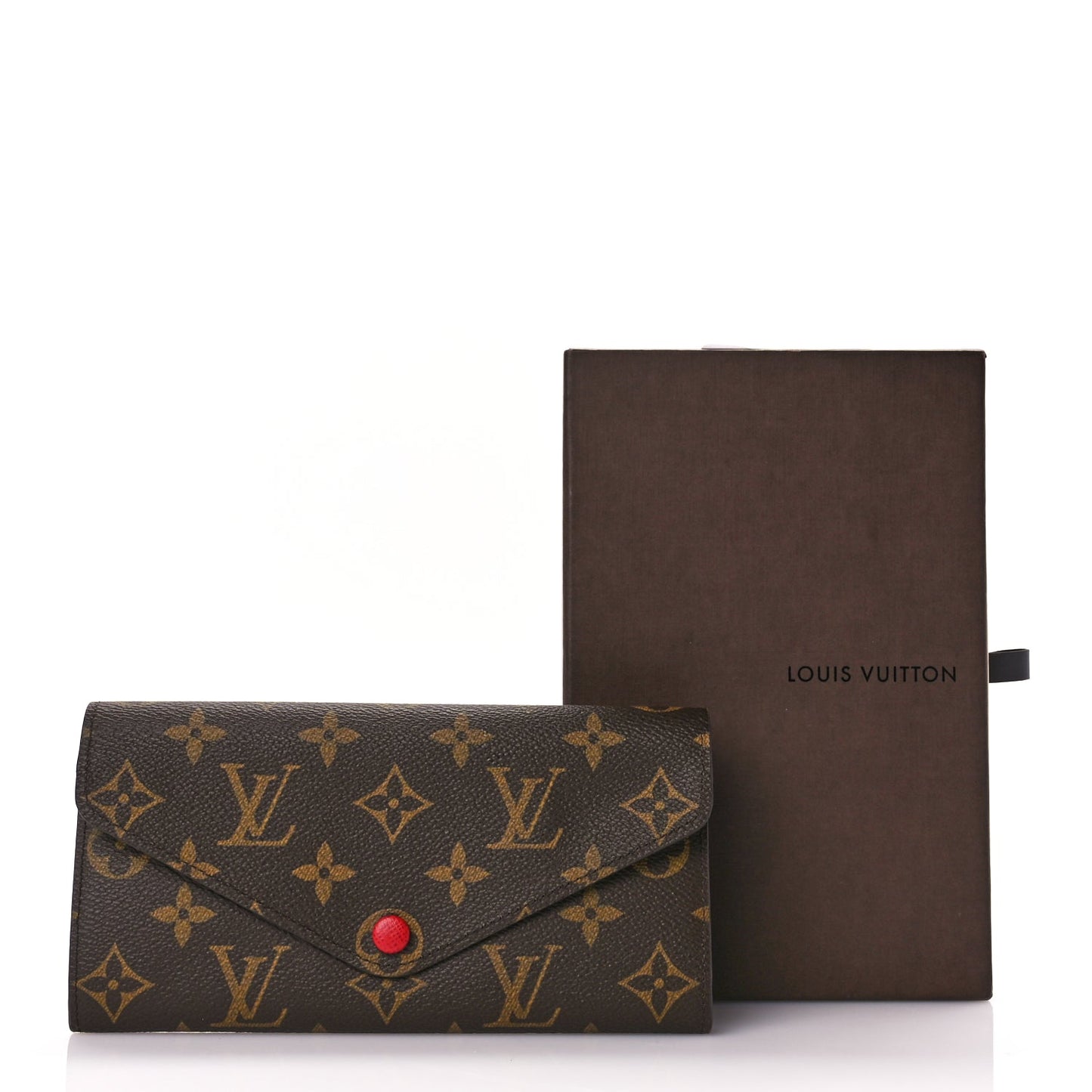 Louis Vuitton Monogram Josephine Wallet Red