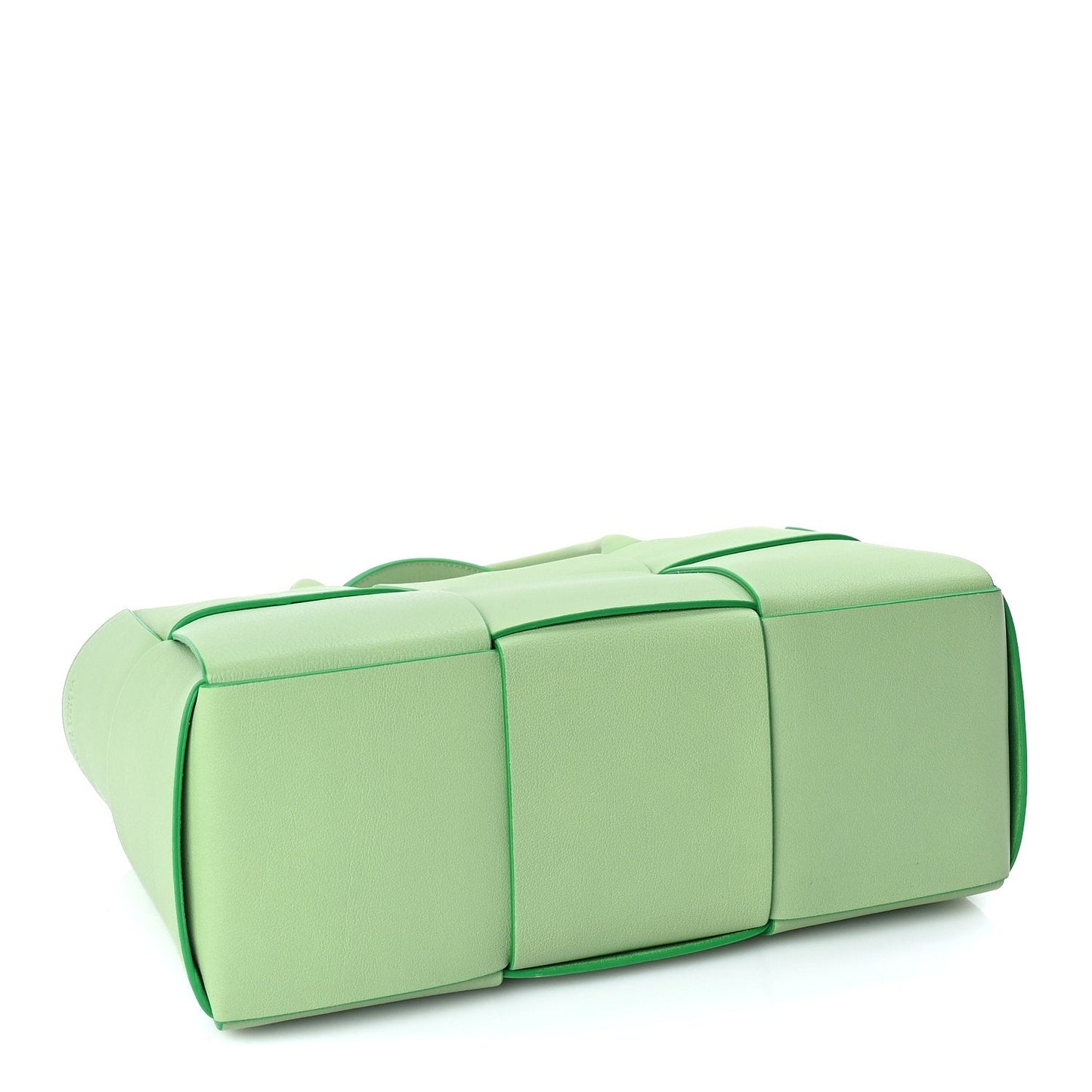 Bottega Veneta Nappa Maxi Intrecciato Medium Arco Tote  Pistachio Parakeet