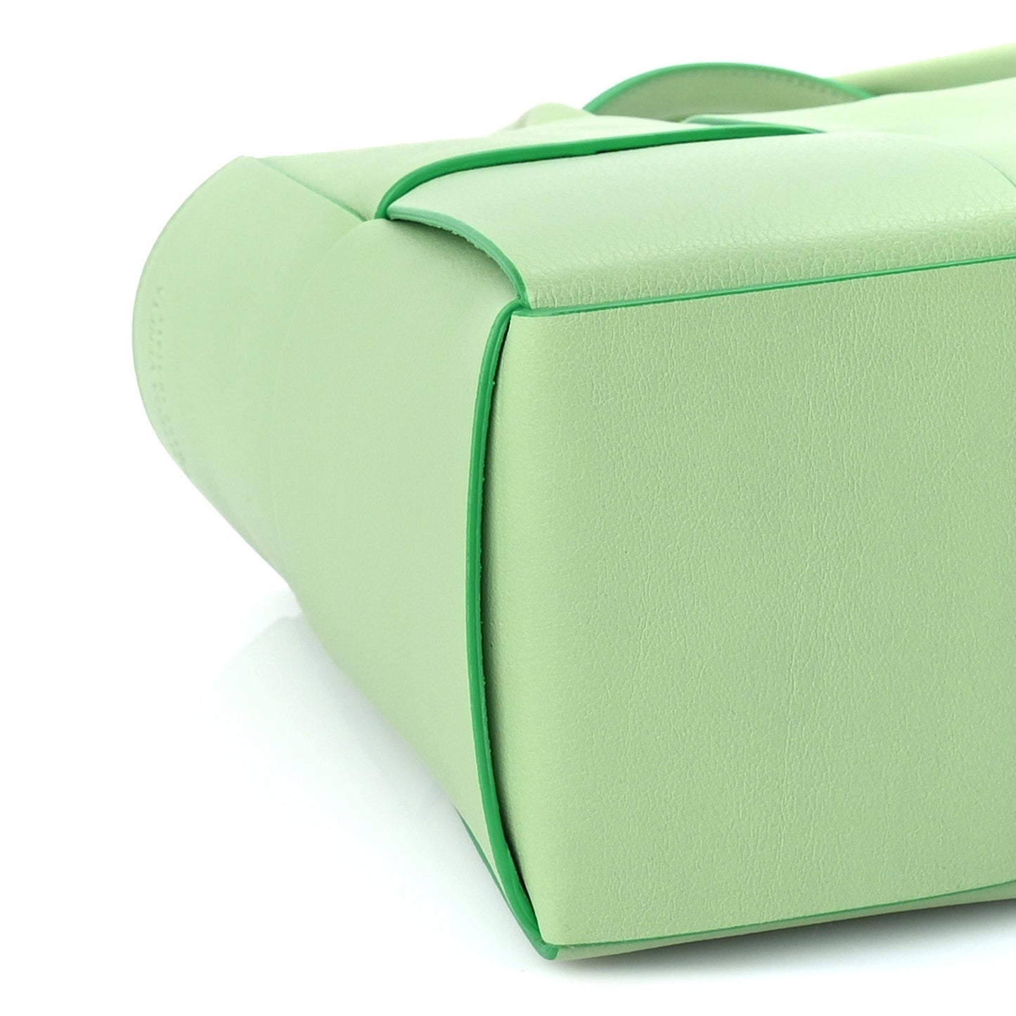 Bottega Veneta Nappa Maxi Intrecciato Medium Arco Tote  Pistachio Parakeet