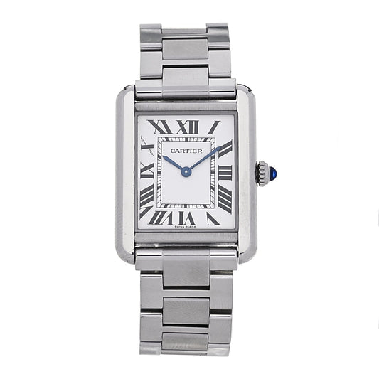 Cartier Stainless Steel 24mm Tank Solo Quartz Watch