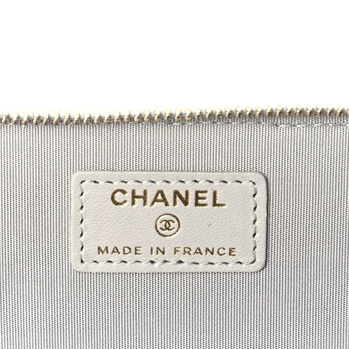Chanel Lambskin Quilted Small Top Handle Vanity Case With Chain