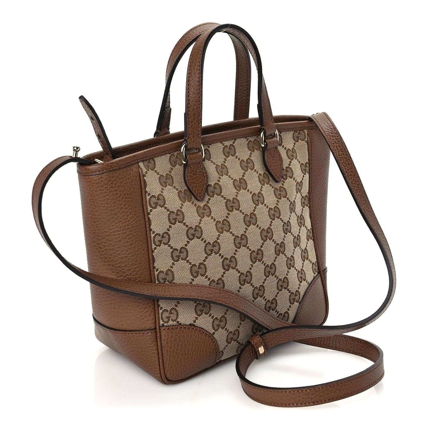 Gucci Monogram Small Bree Tote Beige Tabacco