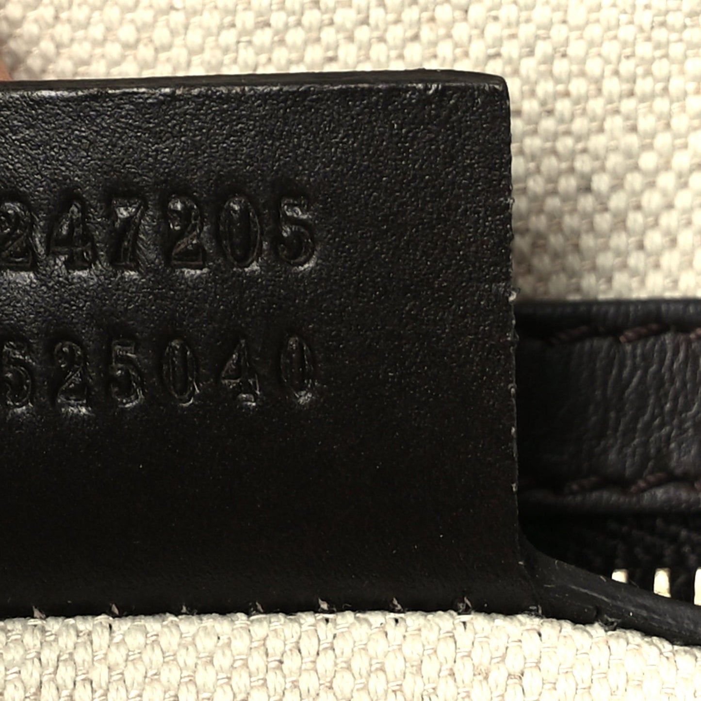 Gucci Monogram Vintage Web Medium Boston  Dark Brown