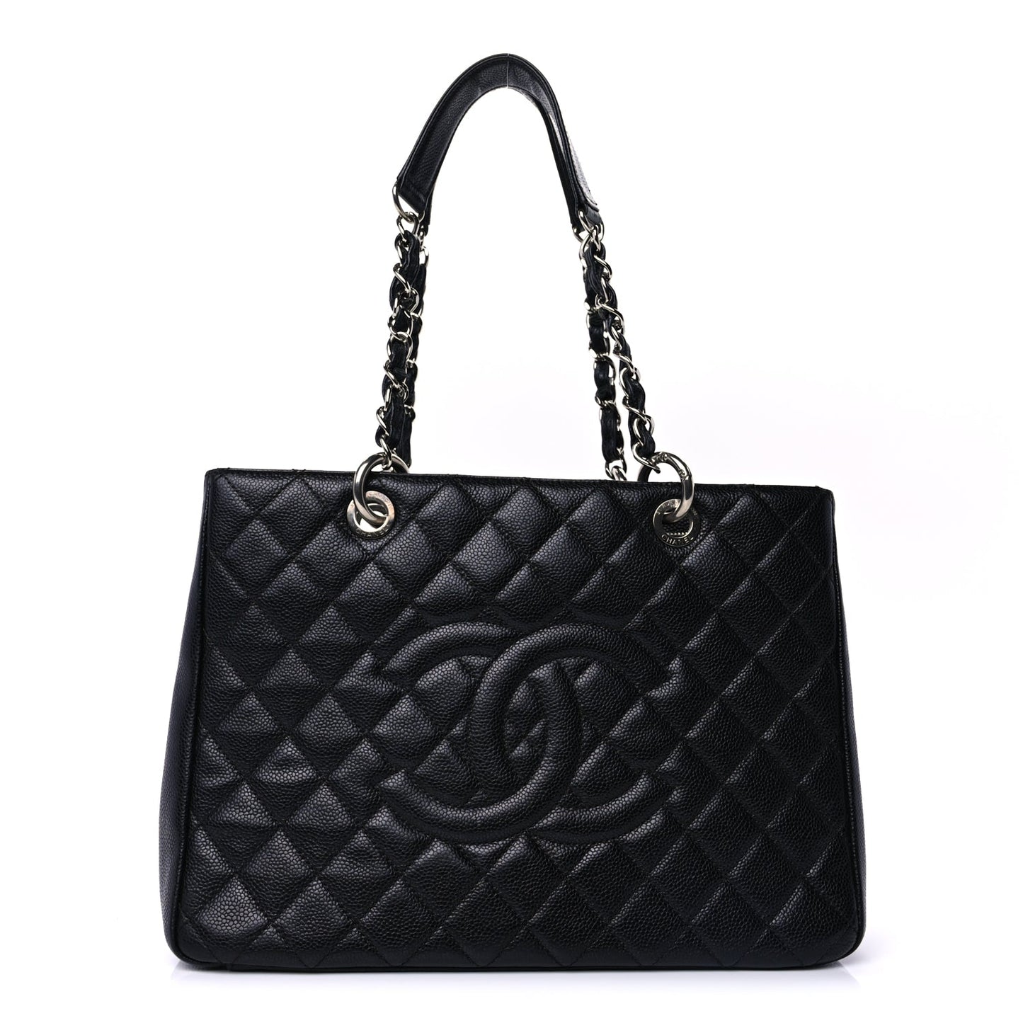 Chanel Caviar Quilted Grand Shopping Tote GST Black