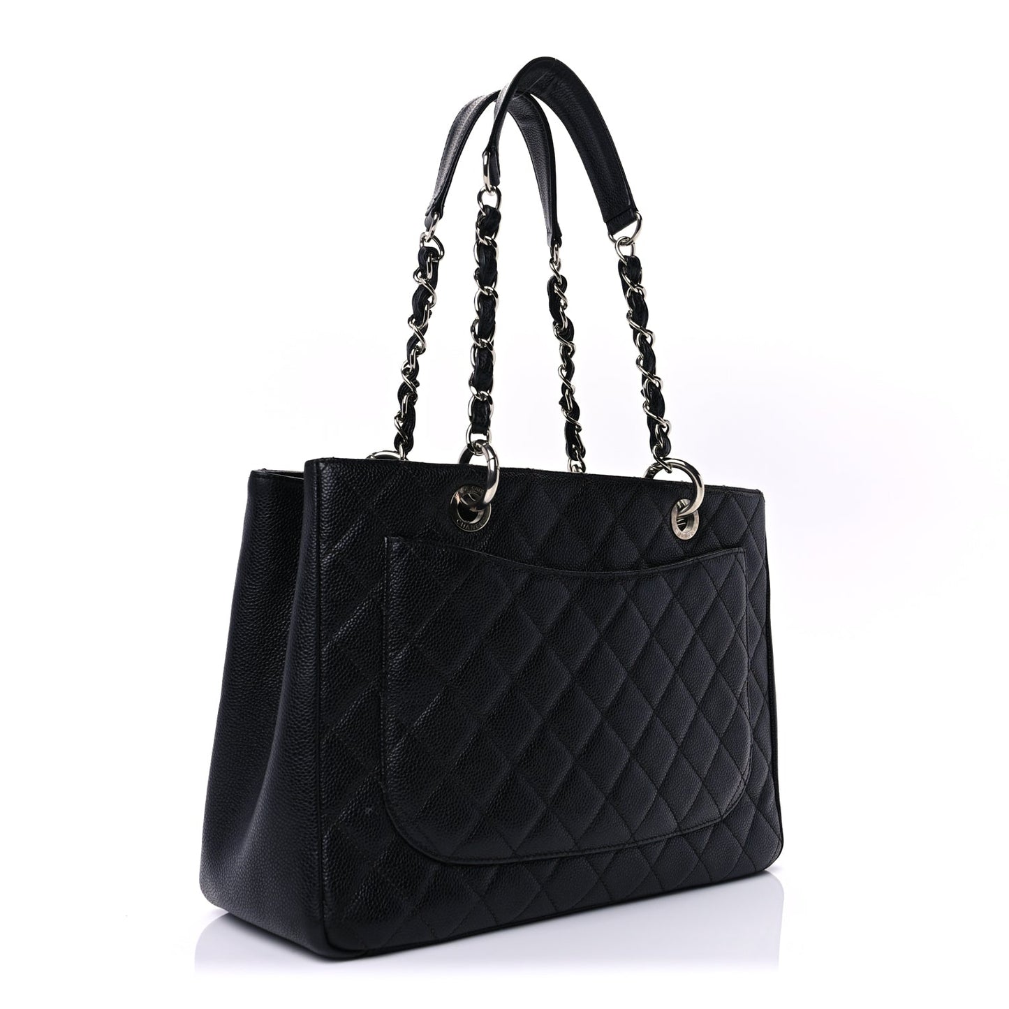 Chanel Caviar Quilted Grand Shopping Tote GST Black