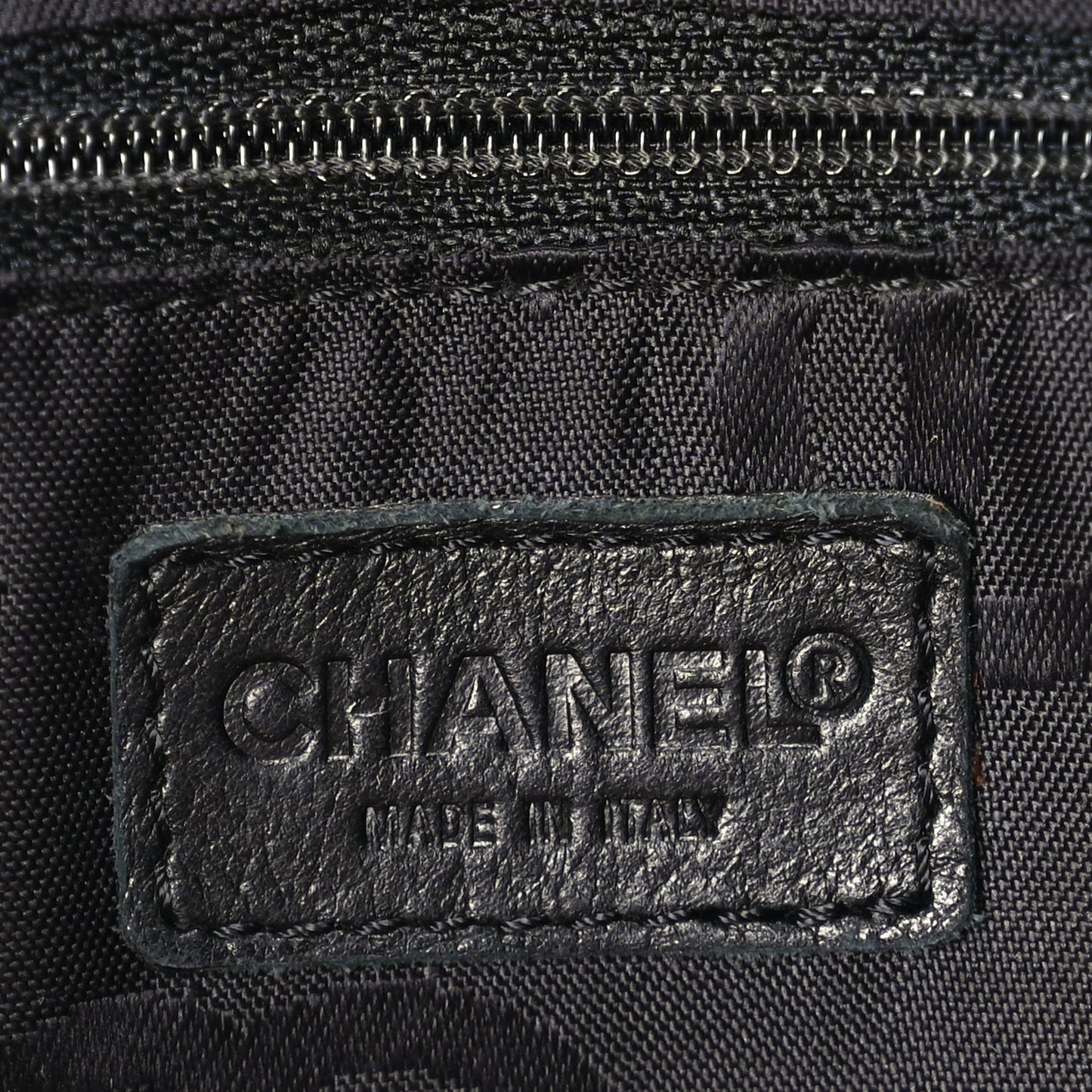 Chanel Calfskin Wild Stitch Top Handle Bag Black