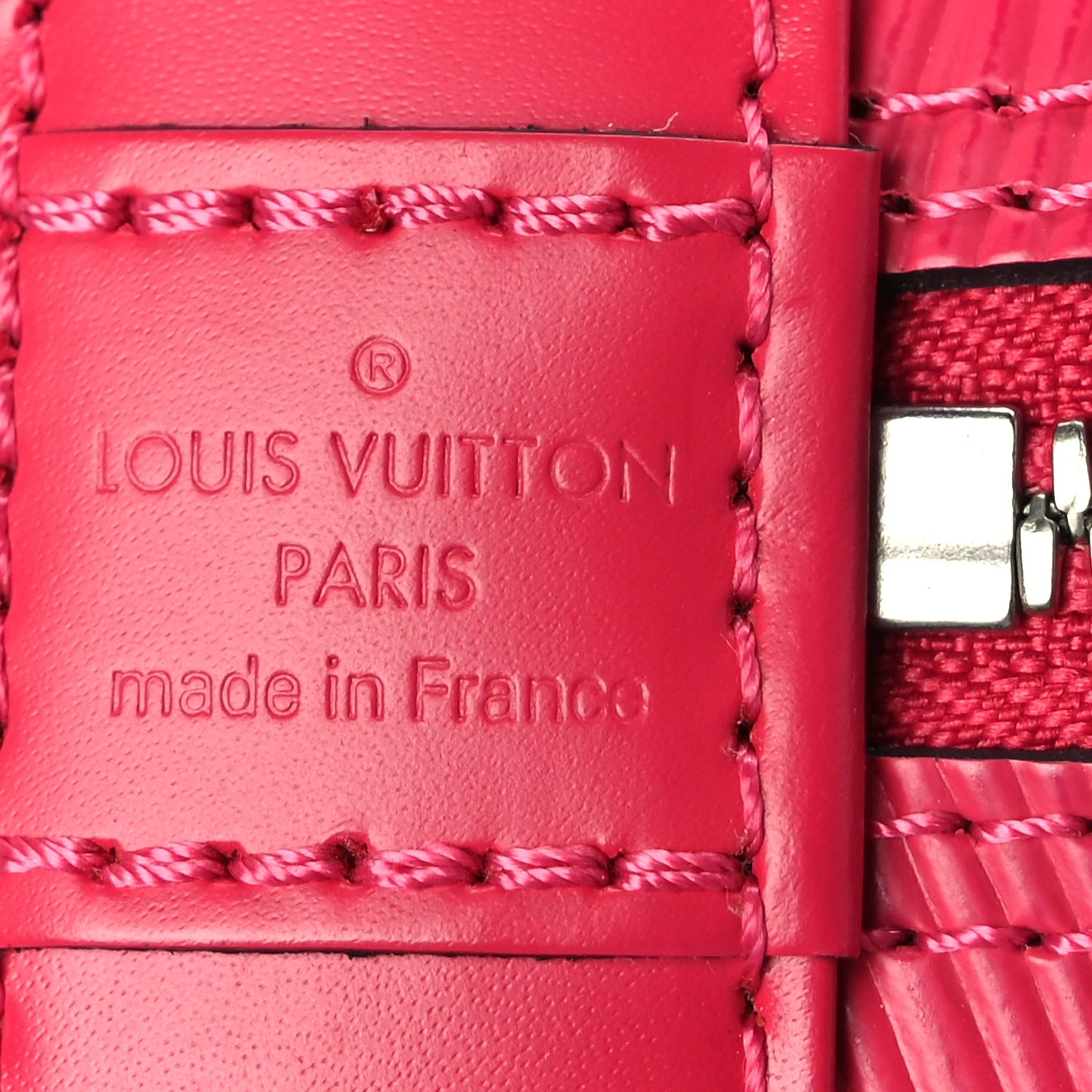 Louis Vuitton Epi Jacquard Alma BB  Rose Pondicherry