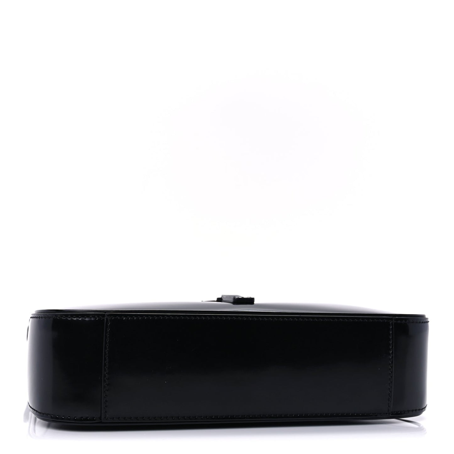 Saint Laurent Patent Le 5 A 7 Monochrome Hobo  Black