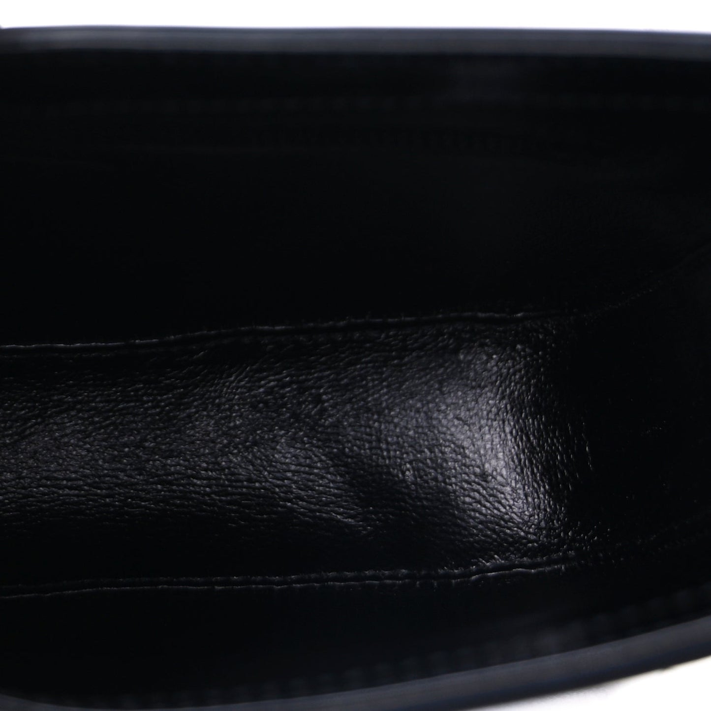 Saint Laurent Patent Le 5 A 7 Monochrome Hobo  Black