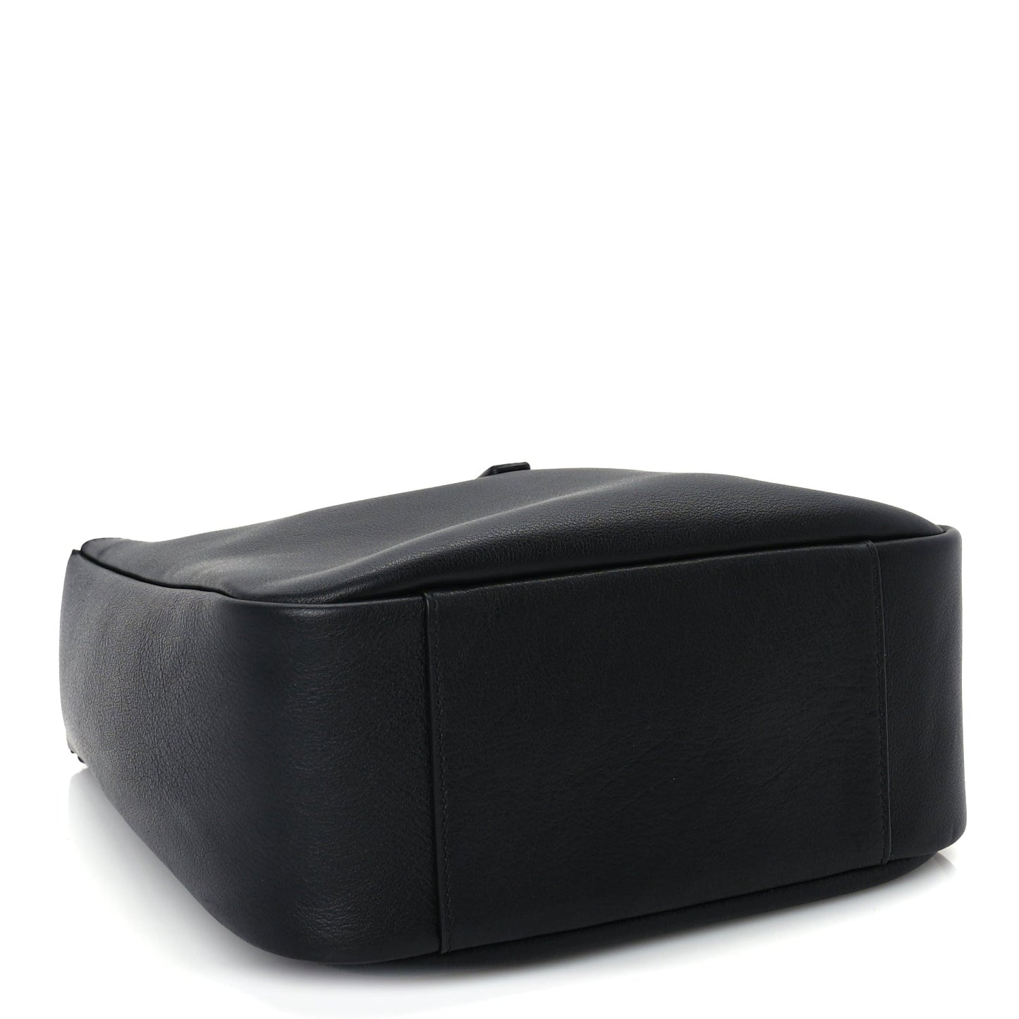 Saint Laurent Smooth Calfskin Small Le 5 A 7 Soft Hobo  Black