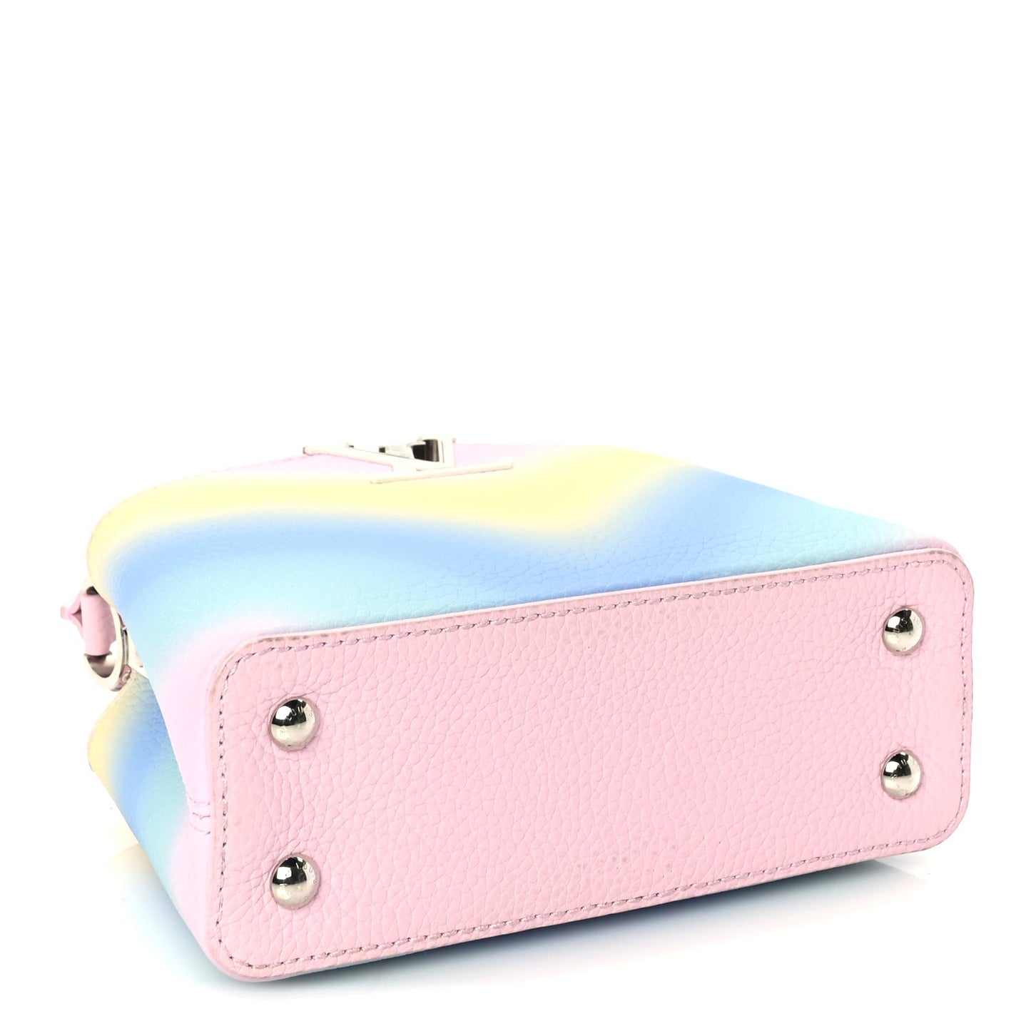 Louis Vuitton Taurillon Mini Degrade Rainbow V Capucines