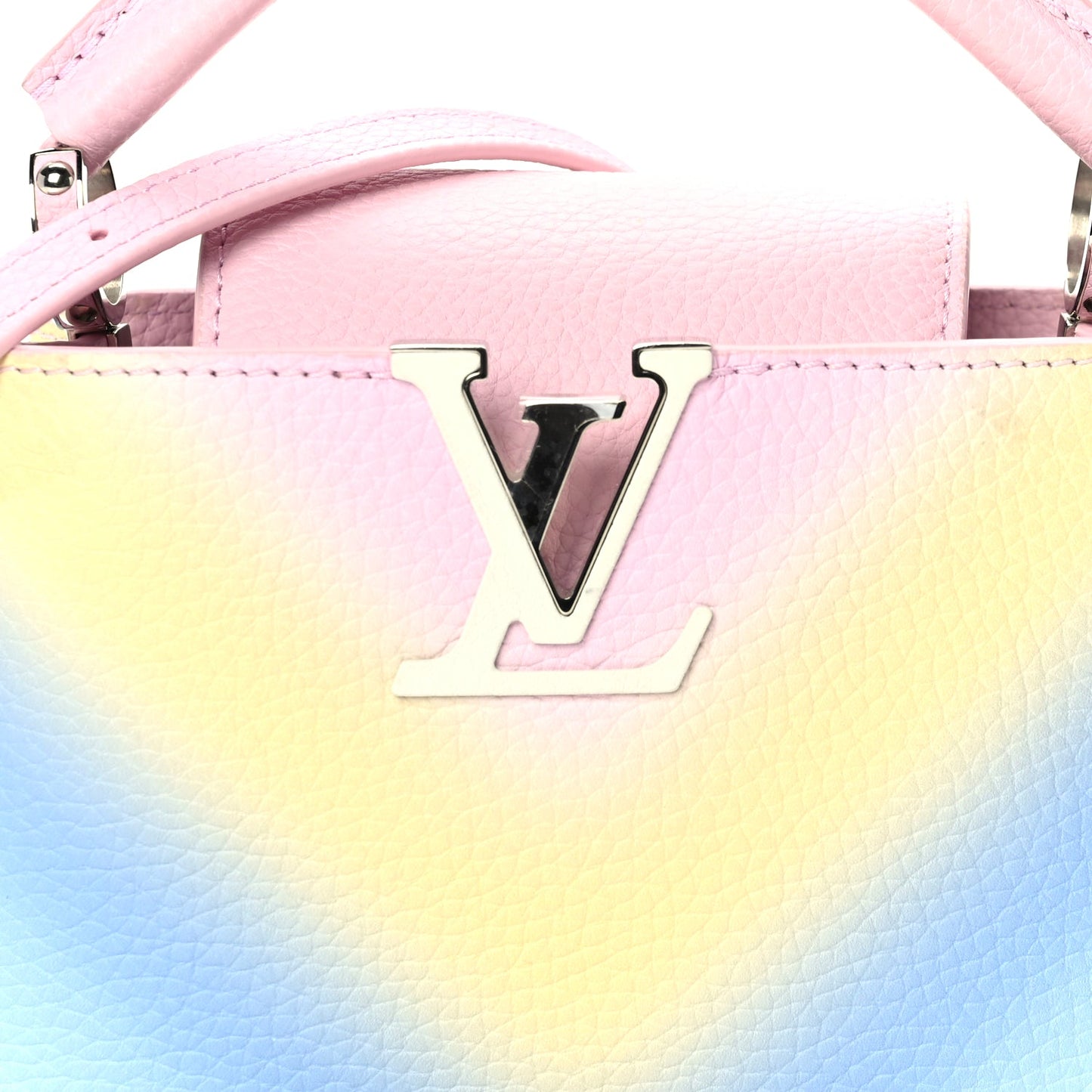 Louis Vuitton Taurillon Mini Degrade Rainbow V Capucines