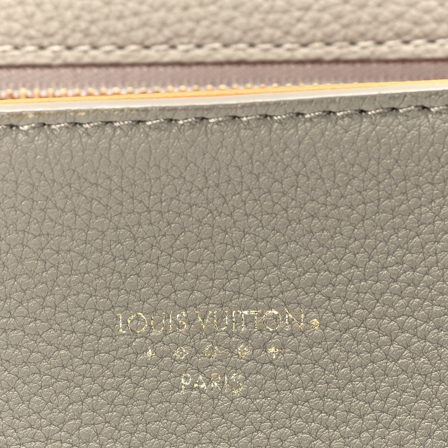 Louis Vuitton Grained Calfskin LV Pont 9 Soft PM  Gris