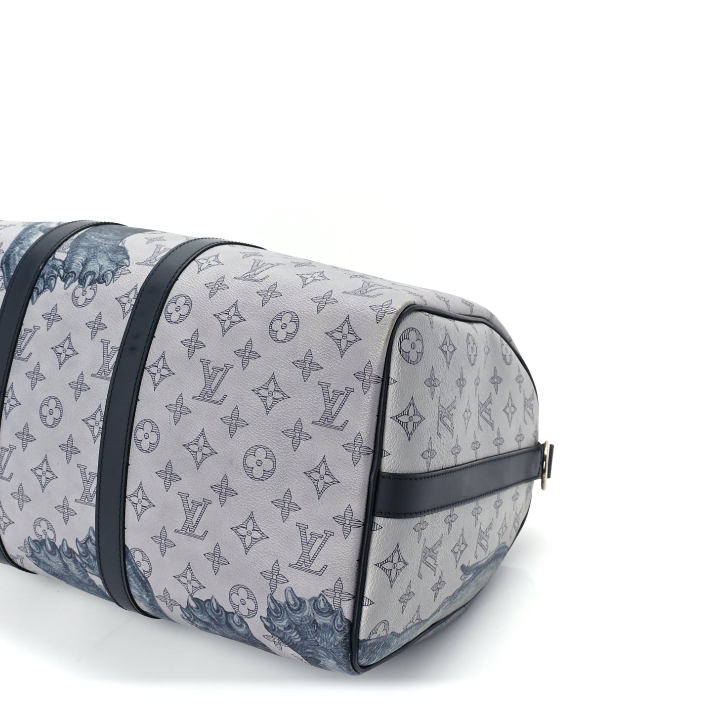 Louis Vuitton Savane Monogram Elephant Chapman Keepall Bandouliere 45 Dune