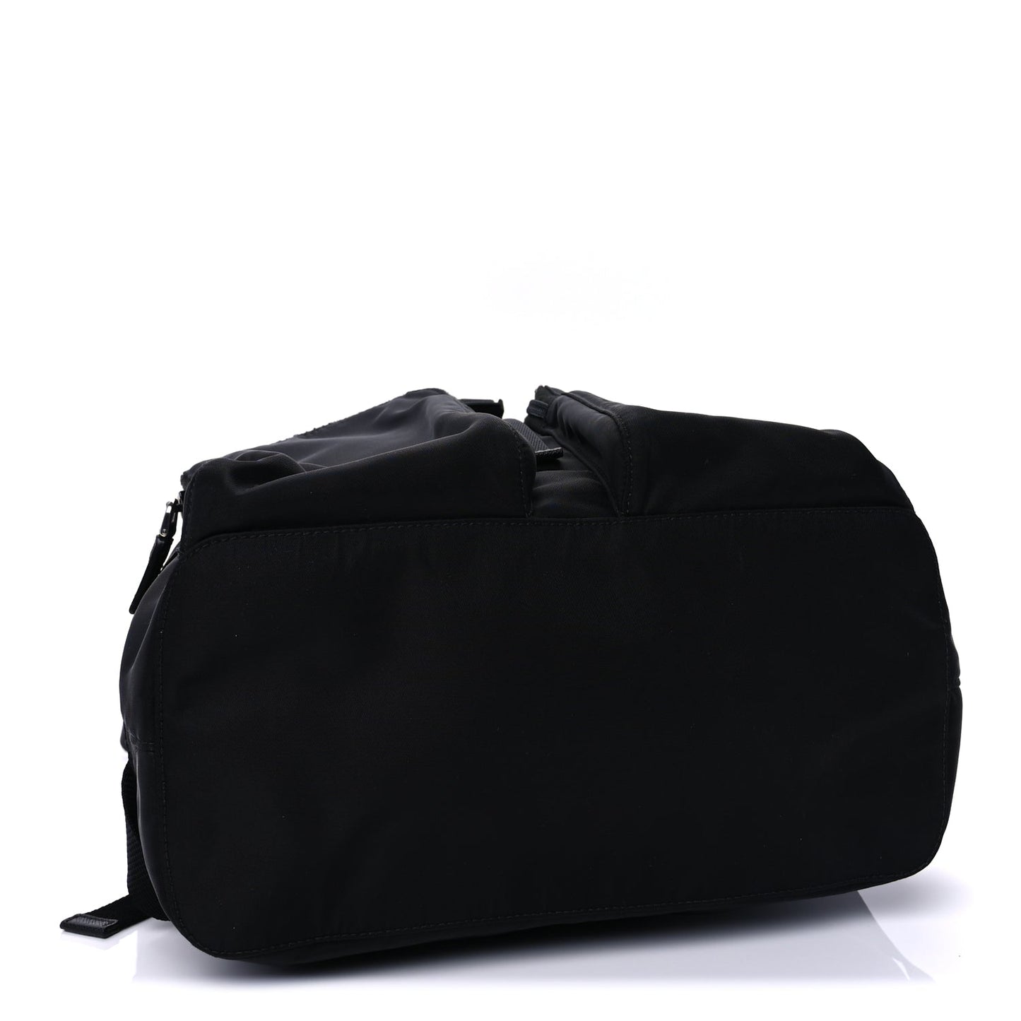 Prada Tessuto Nylon Saffiano Vela Backpack  Black
