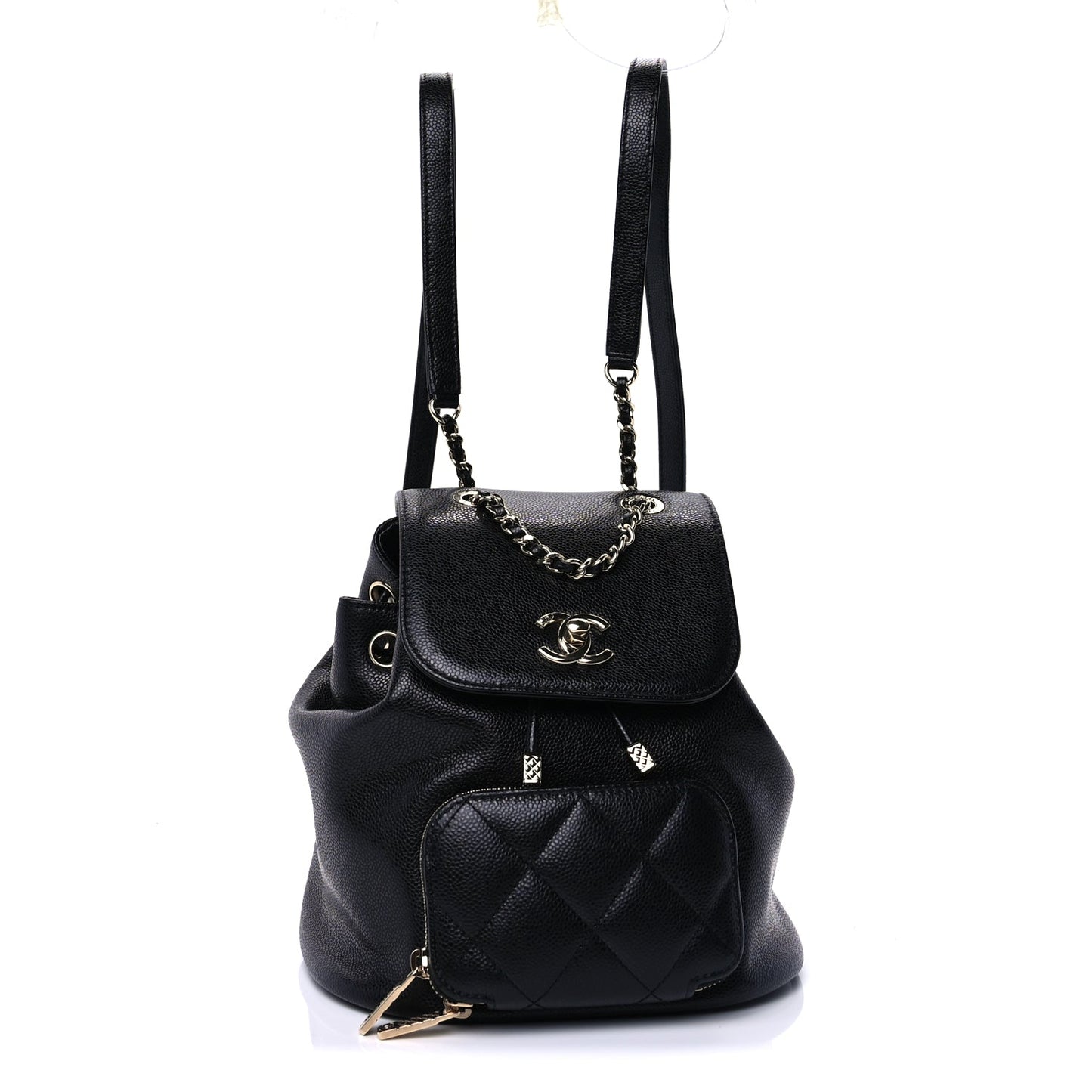 Chanel Caviar Quilted Mini Business Affinity Backpack  Black