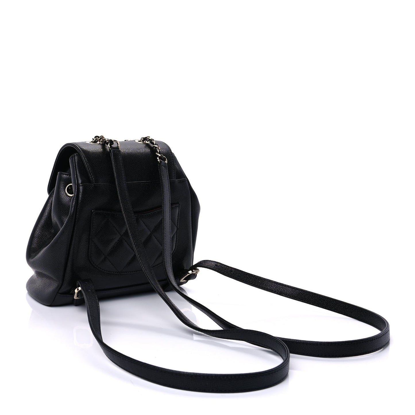 Chanel Caviar Quilted Mini Business Affinity Backpack  Black