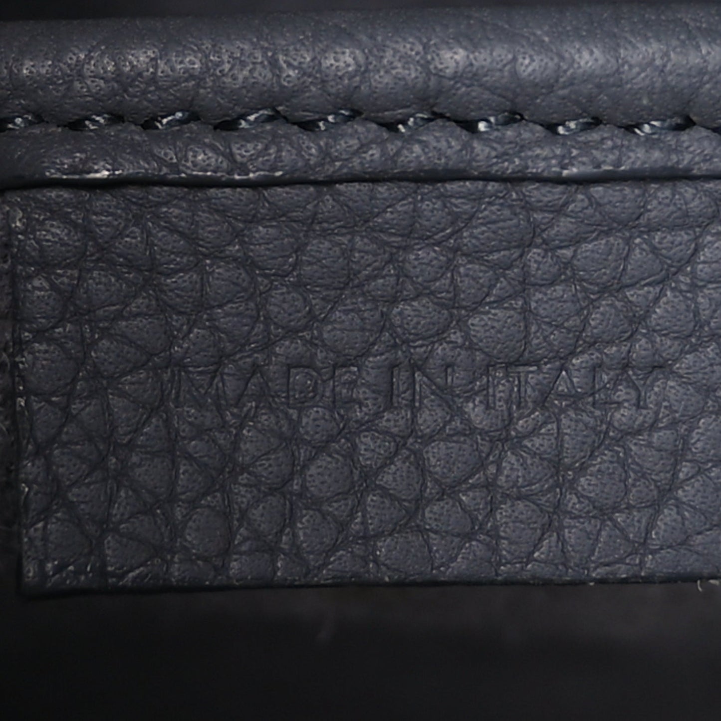 Celine Baby Drummed Calfskin Nano Luggage  Kohl