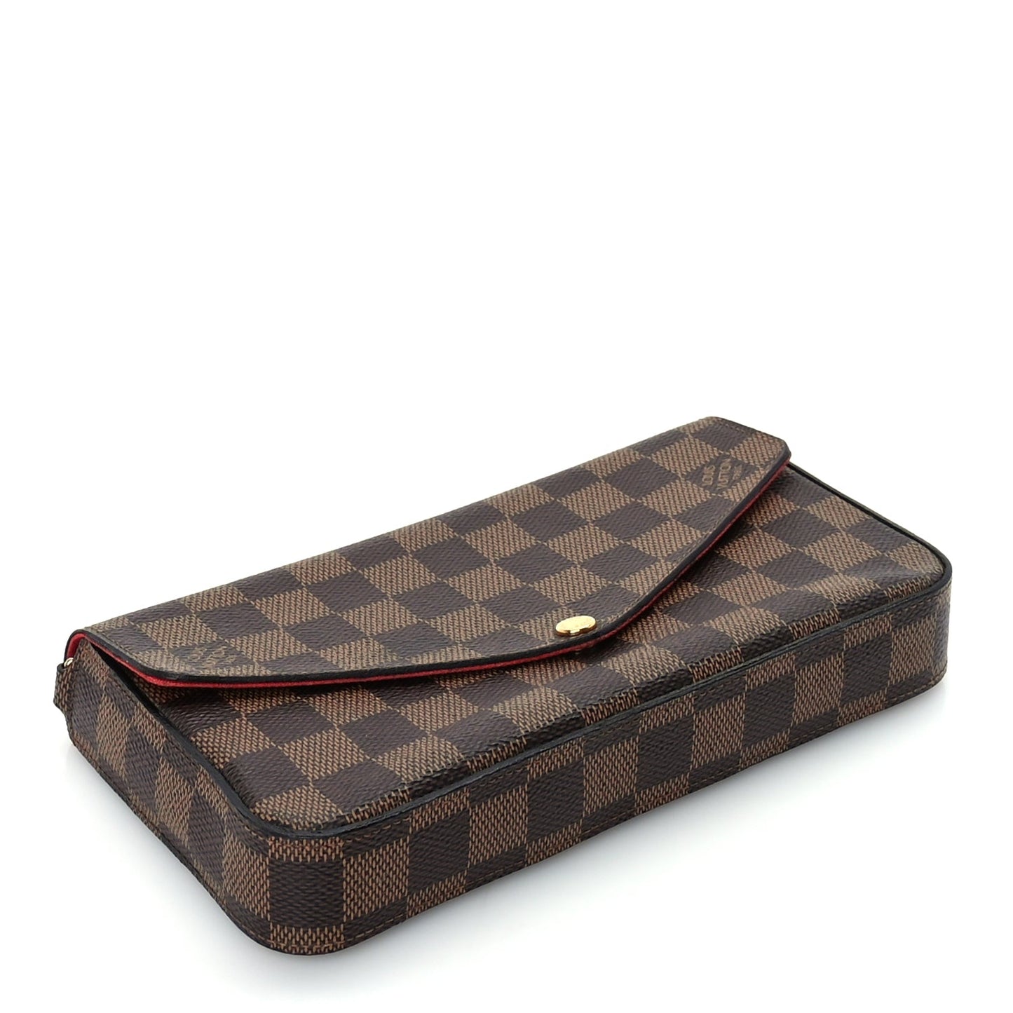 Louis Vuitton Damier Ebene Pochette Felicie Chain Wallet