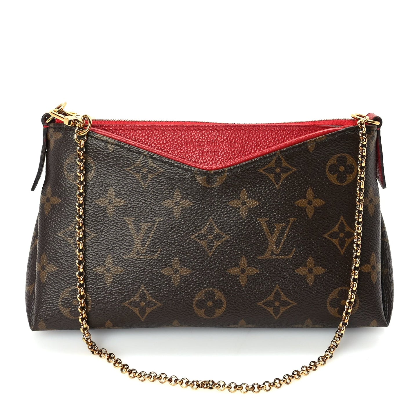 Louis Vuitton Monogram Pallas Clutch  Cherry