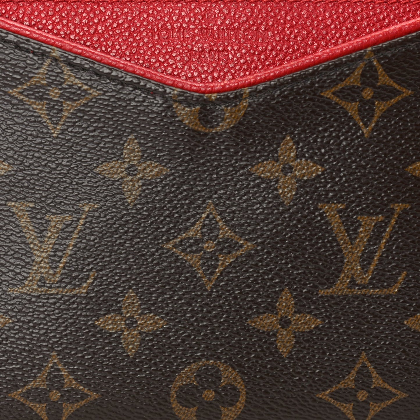 Louis Vuitton Monogram Pallas Clutch  Cherry