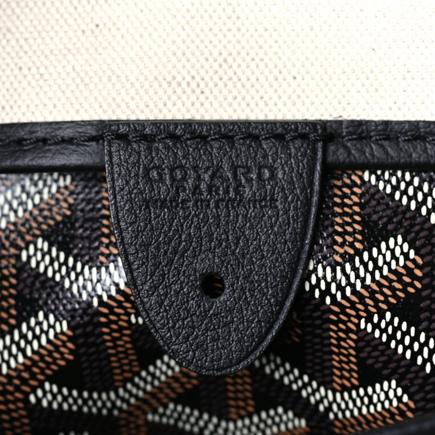 Goyard Goyardine Artois PM Black Black