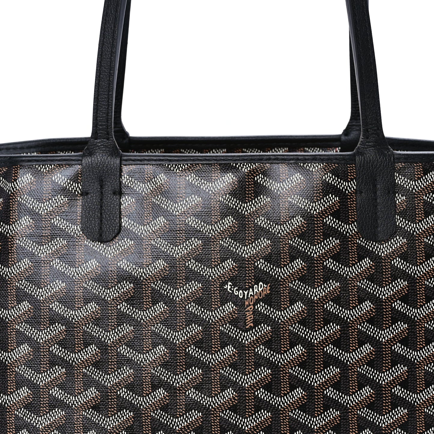 Goyard Goyardine Artois PM Black Black