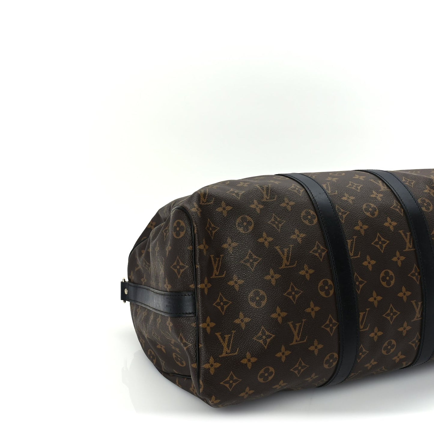 Louis Vuitton Monogram Macassar Keepall Bandouliere 45 Black
