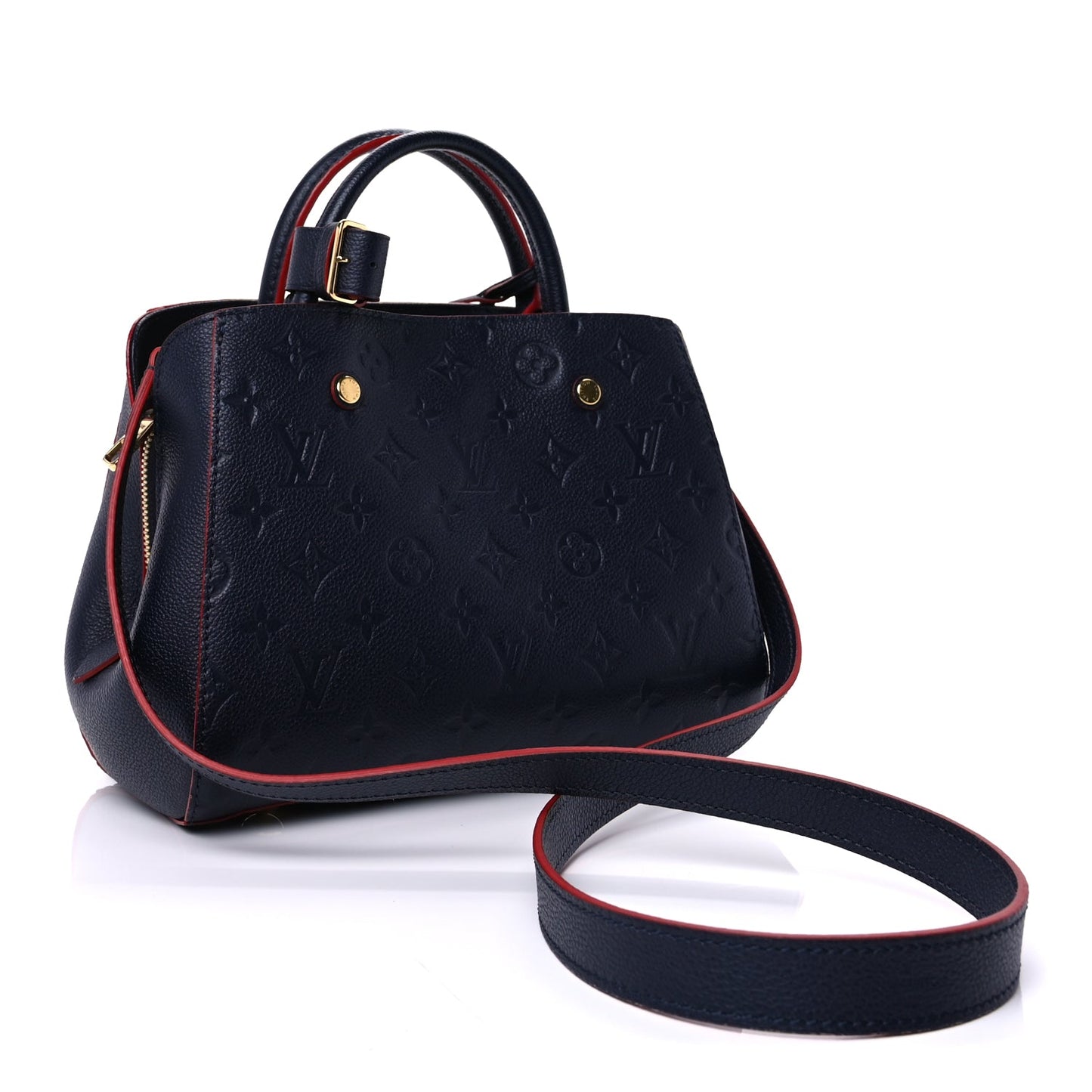 Louis Vuitton Empreinte Montaigne BB Marine Rouge