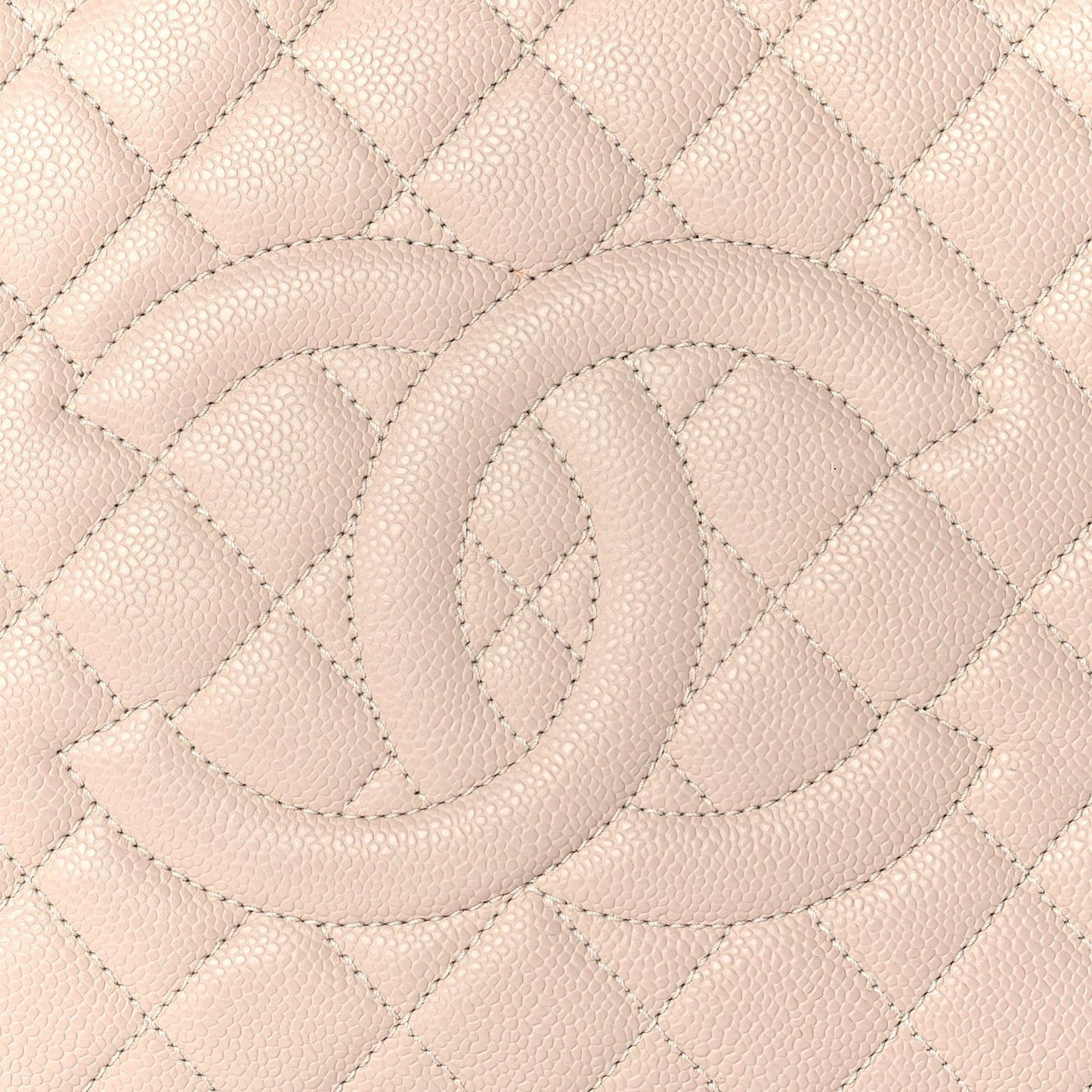 Chanel Caviar Quilted Grand Shopping Tote GST Light Pink