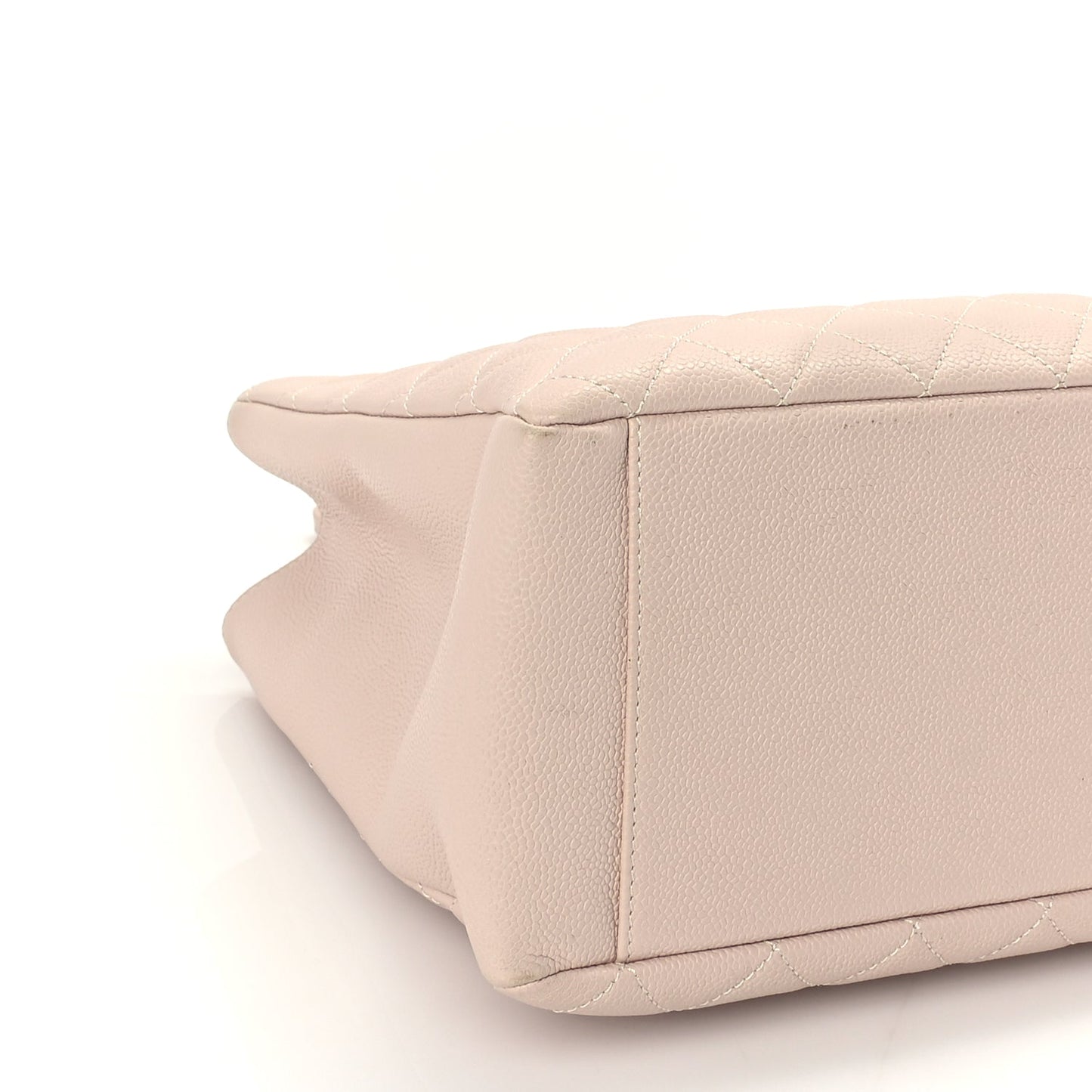 Chanel Caviar Quilted Grand Shopping Tote GST Light Pink