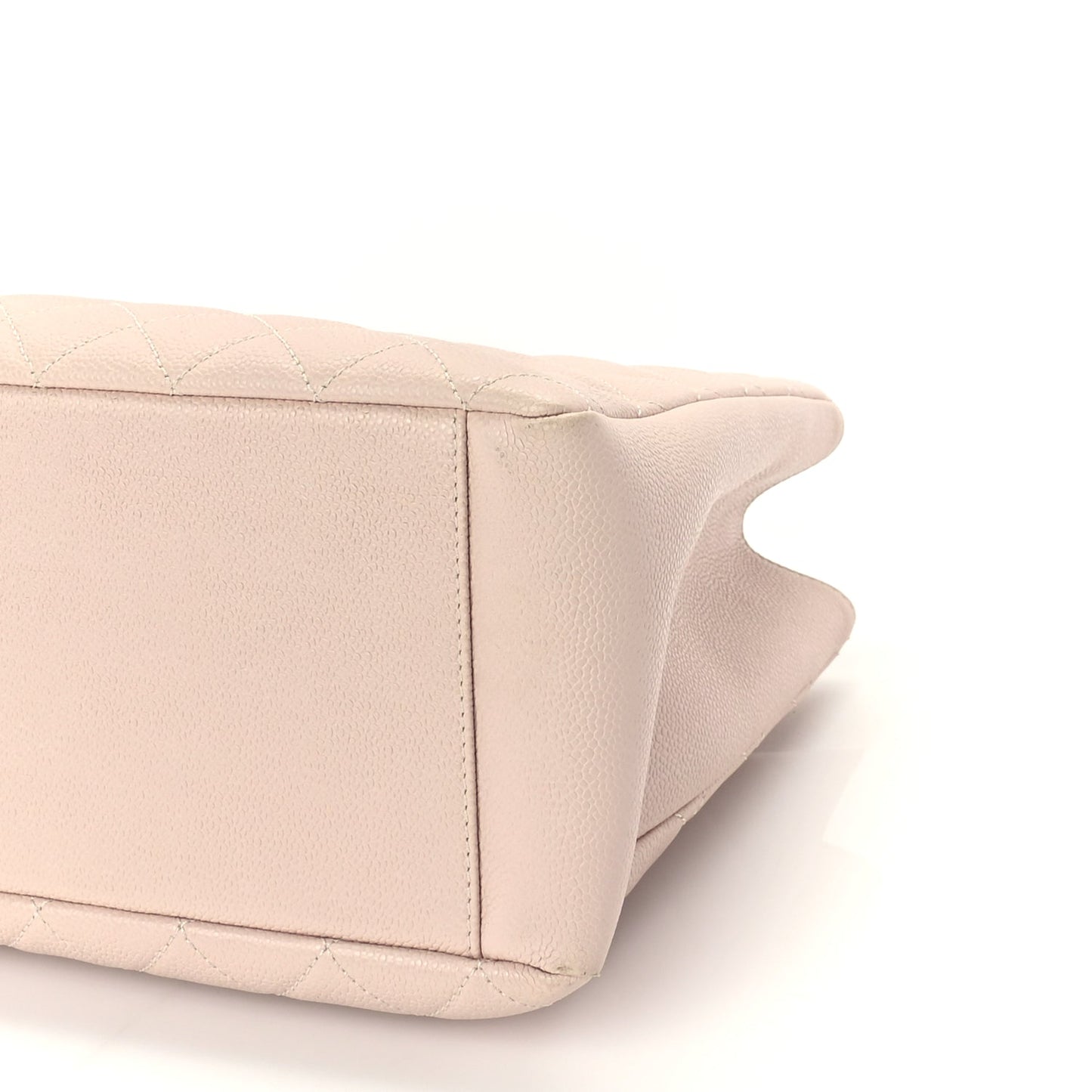 Chanel Caviar Quilted Grand Shopping Tote GST Light Pink