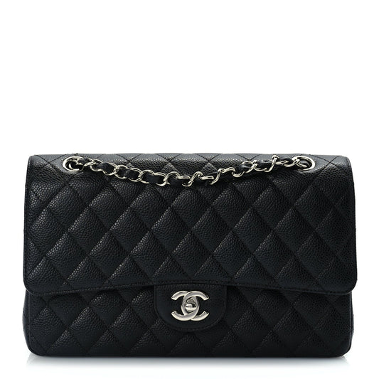 Chanel Caviar Quilted Medium Double Flap Black