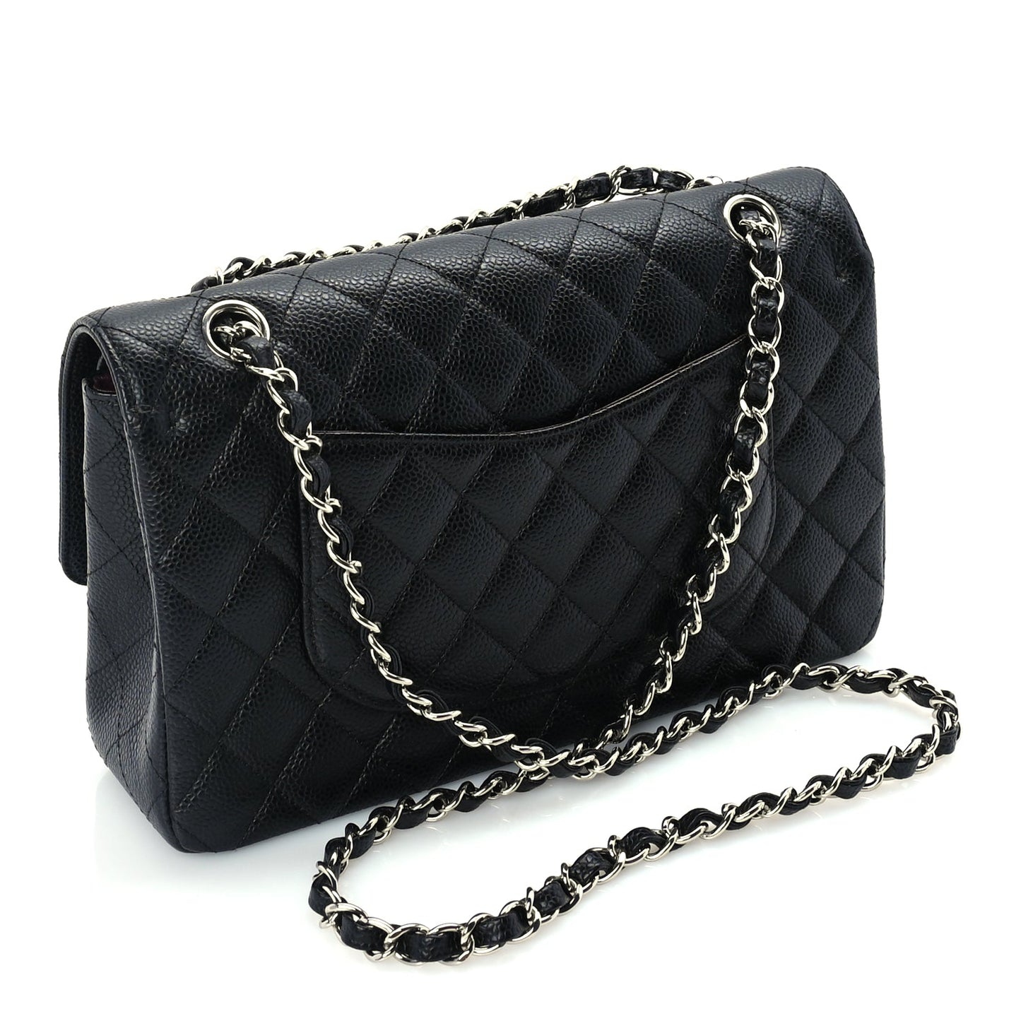 Chanel Caviar Quilted Medium Double Flap Black