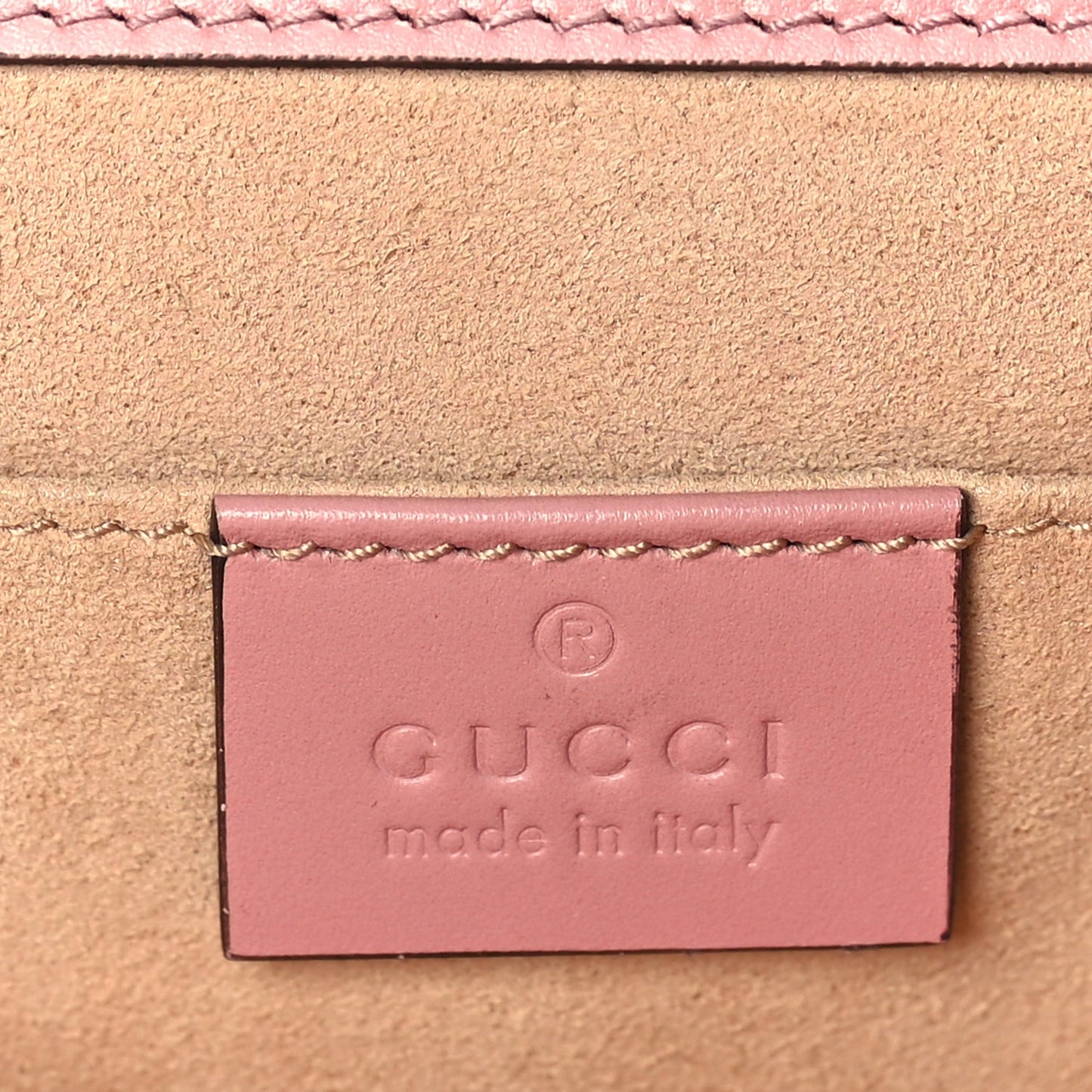 Gucci Guccissima Small Padlock Shoulder Bag  Rose Baby Candy