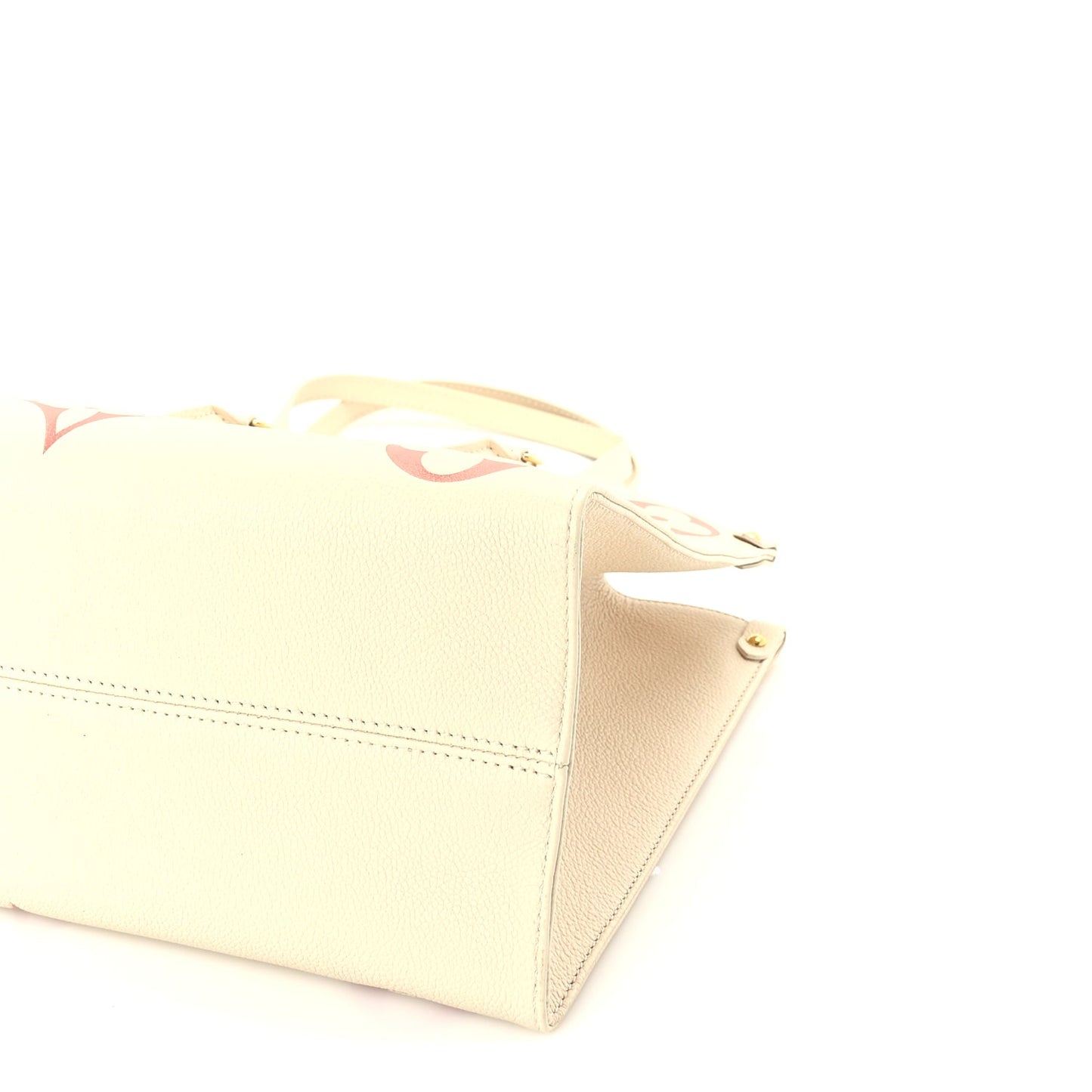 Louis Vuitton Empreinte Monogram Giant Onthego MM Creme Rose Trianon