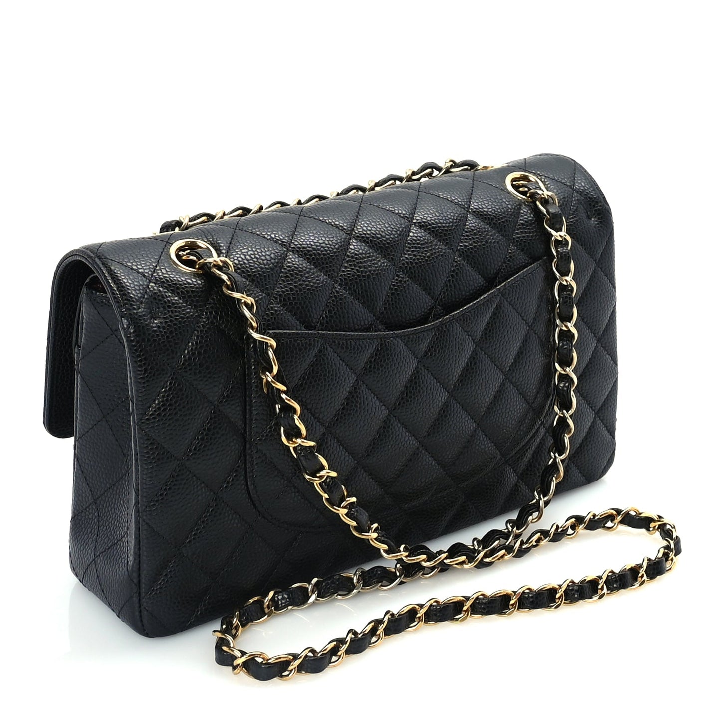 Chanel Caviar Quilted Medium Double Flap  Black