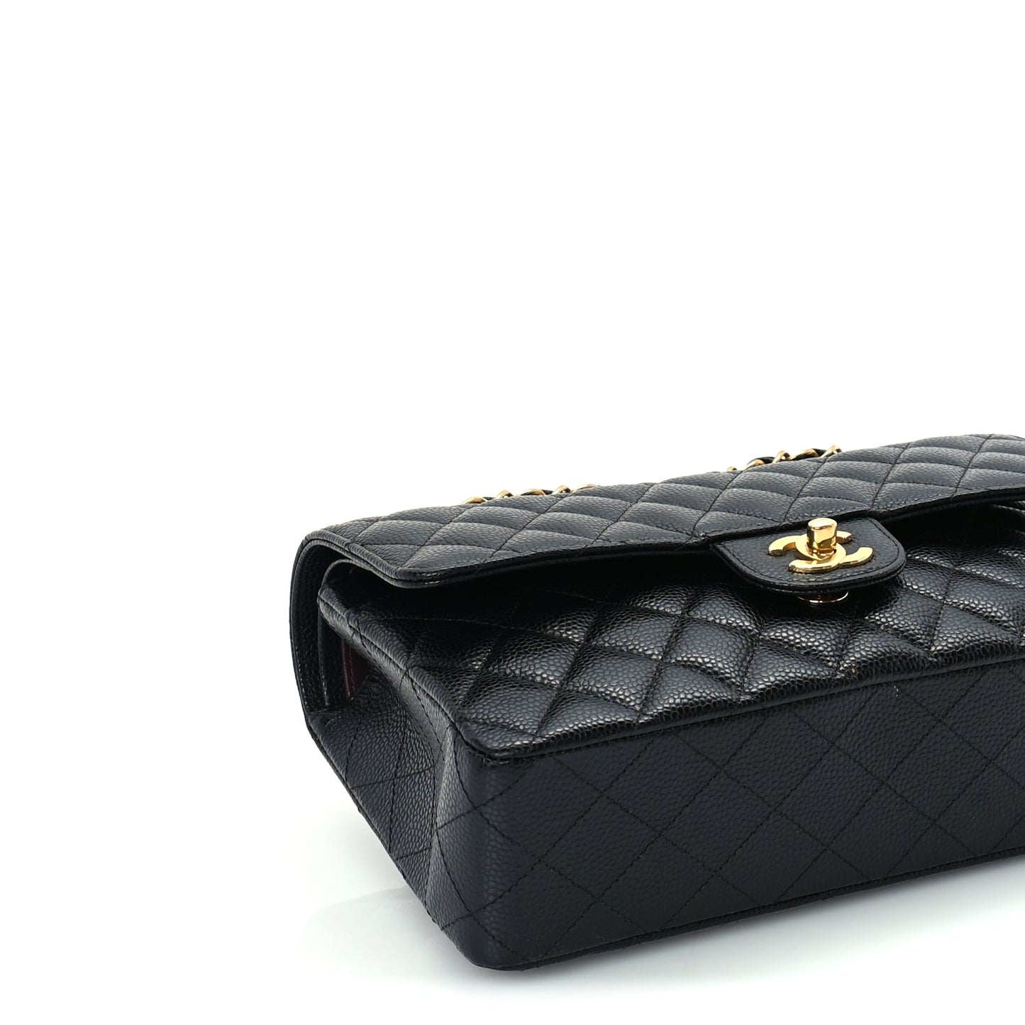 Chanel Caviar Quilted Medium Double Flap  Black
