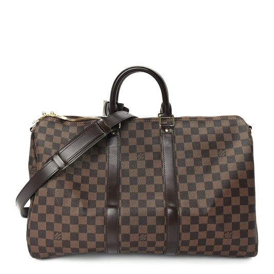 Louis Vuitton Damier Ebene Keepall Bandouliere 45