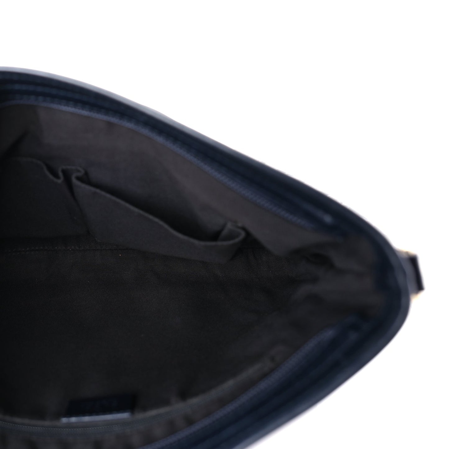 Gucci GG Supreme Monogram Web Flat Messenger Bag  Navy
