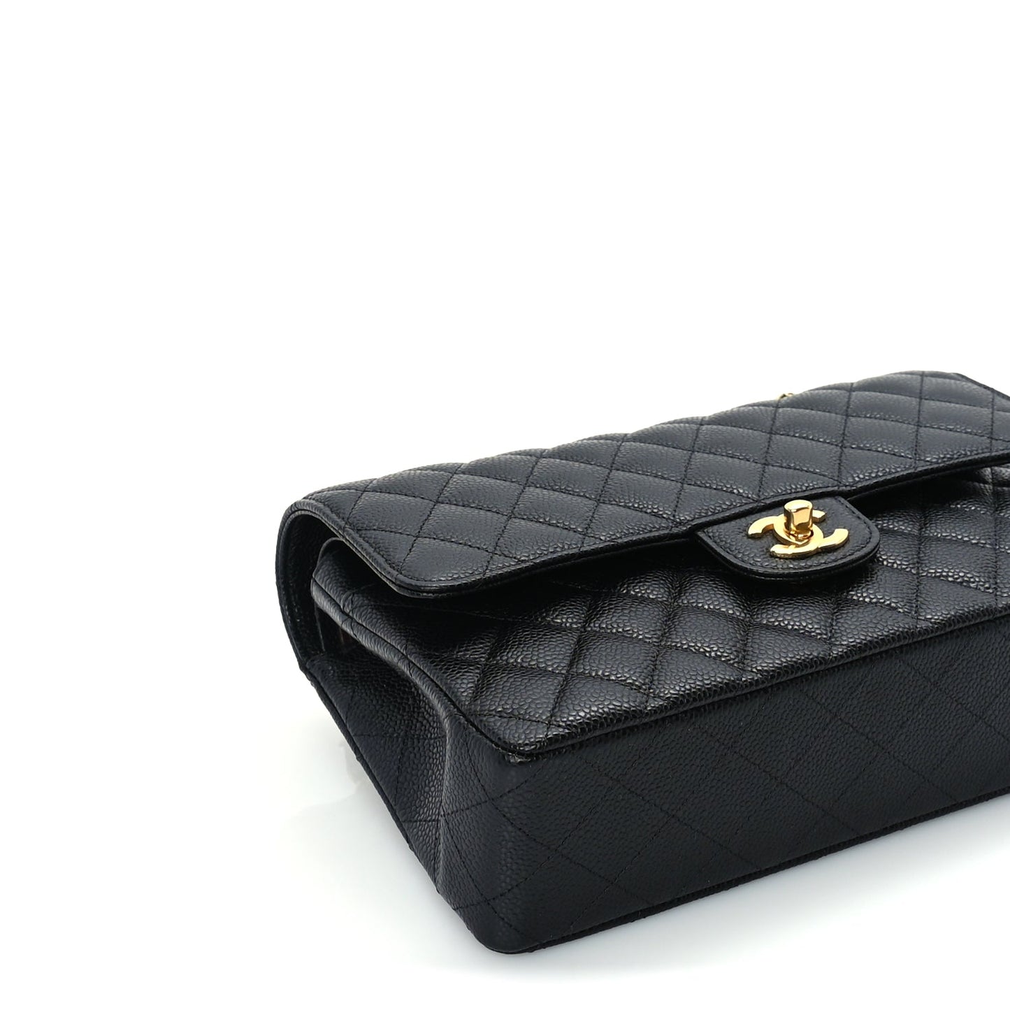 Chanel Caviar Quilted Medium Double Flap Black