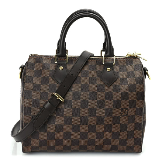 Louis Vuitton Damier Ebene Speedy Bandouliere 25