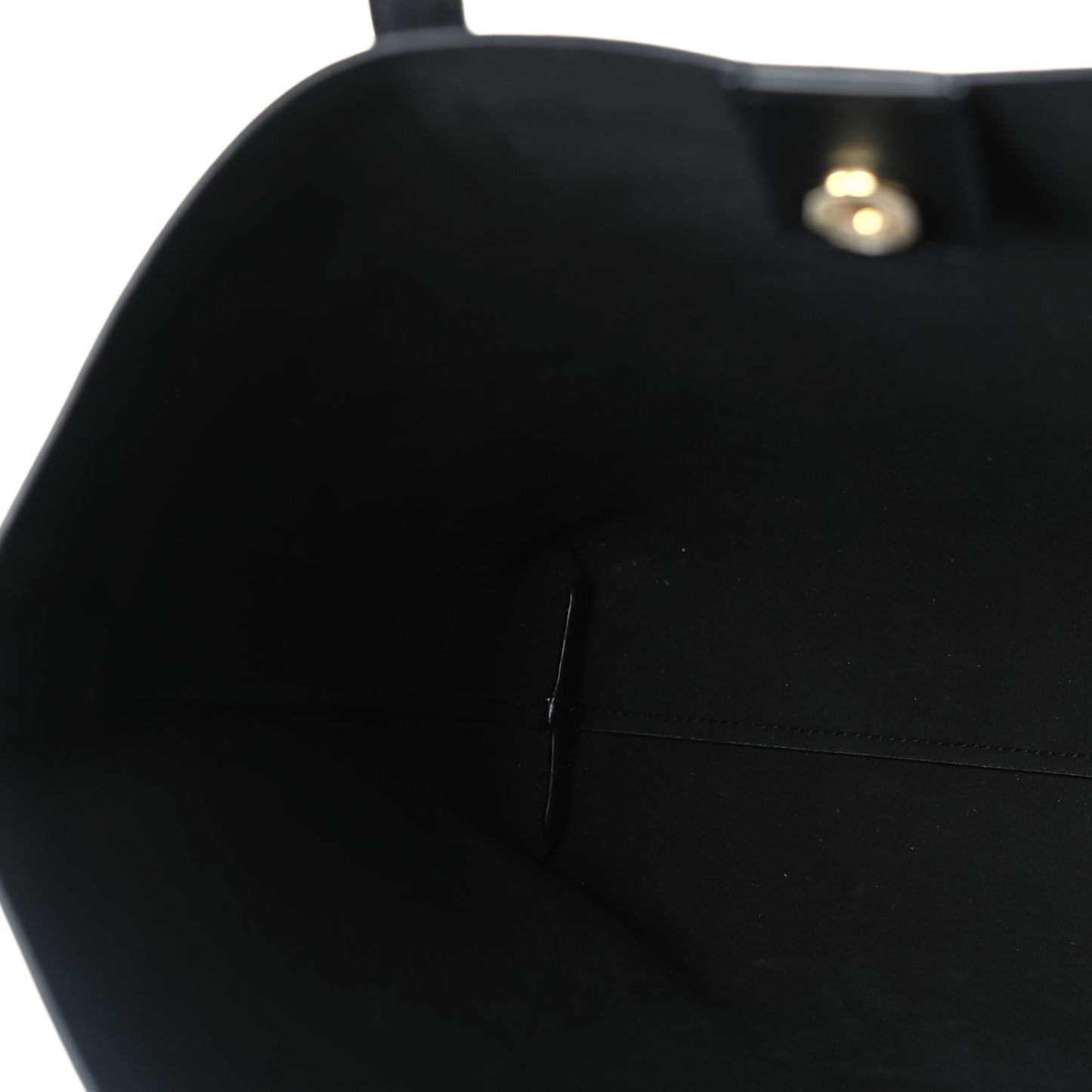 Saint Laurent Calfskin Toy Shopping Tote  Black