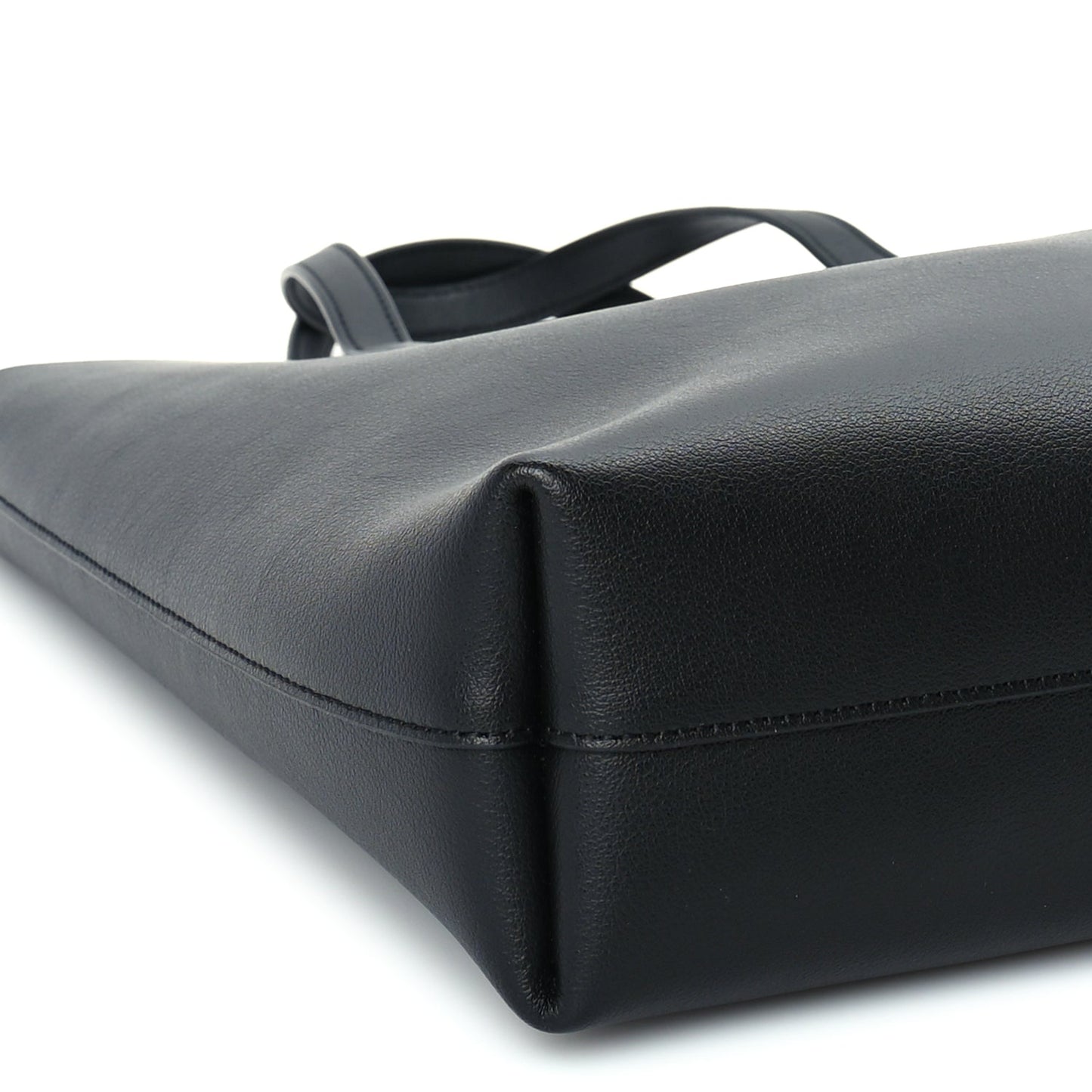 Saint Laurent Calfskin Toy Shopping Tote  Black